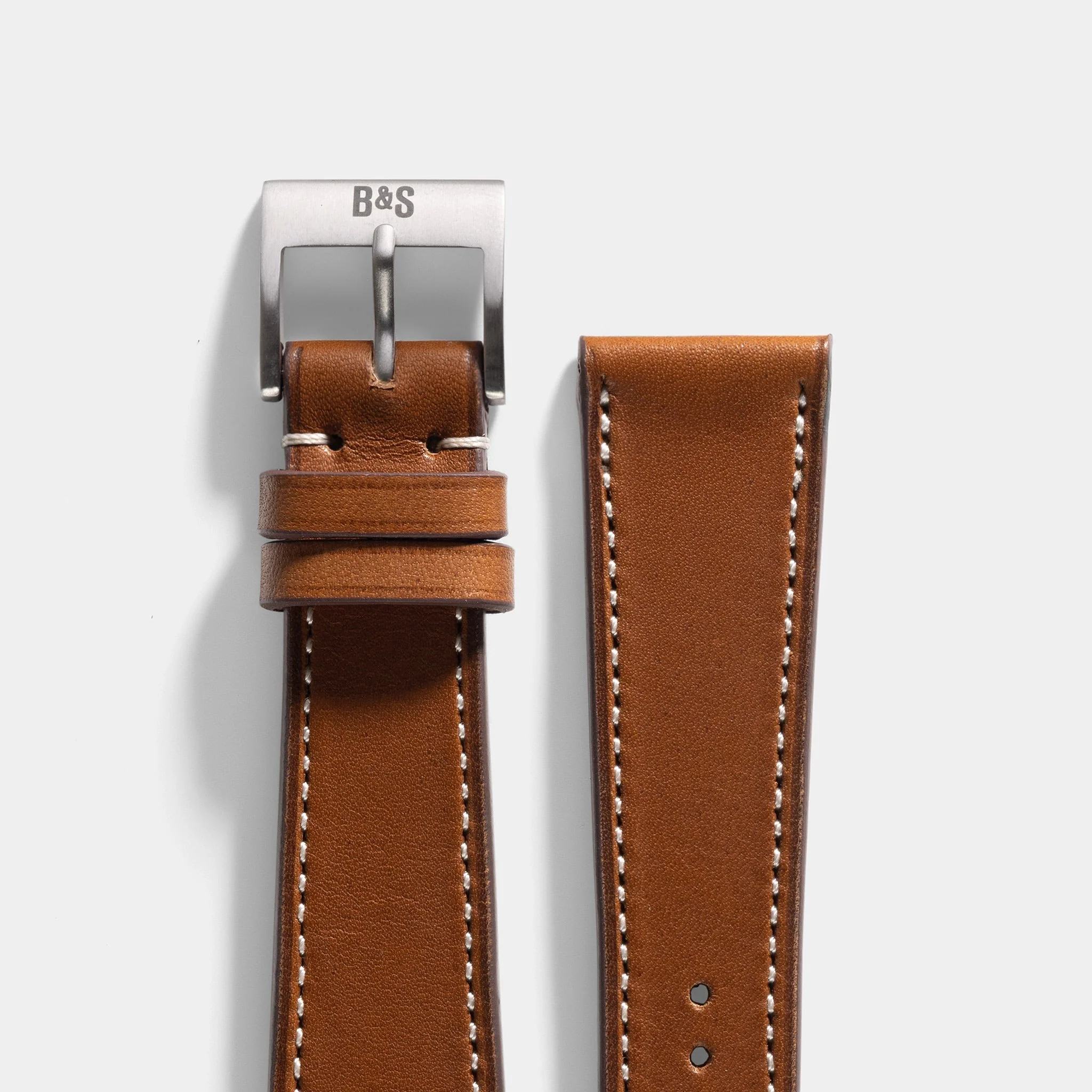 Chevalin Cognac Brown Leather Watch Strap - Image 7