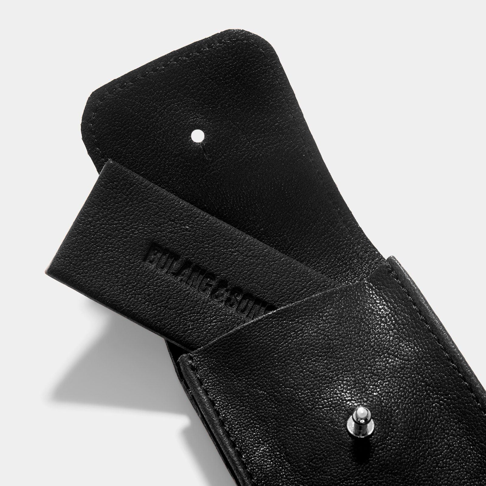 Black Leather Watch pouch - Image 4