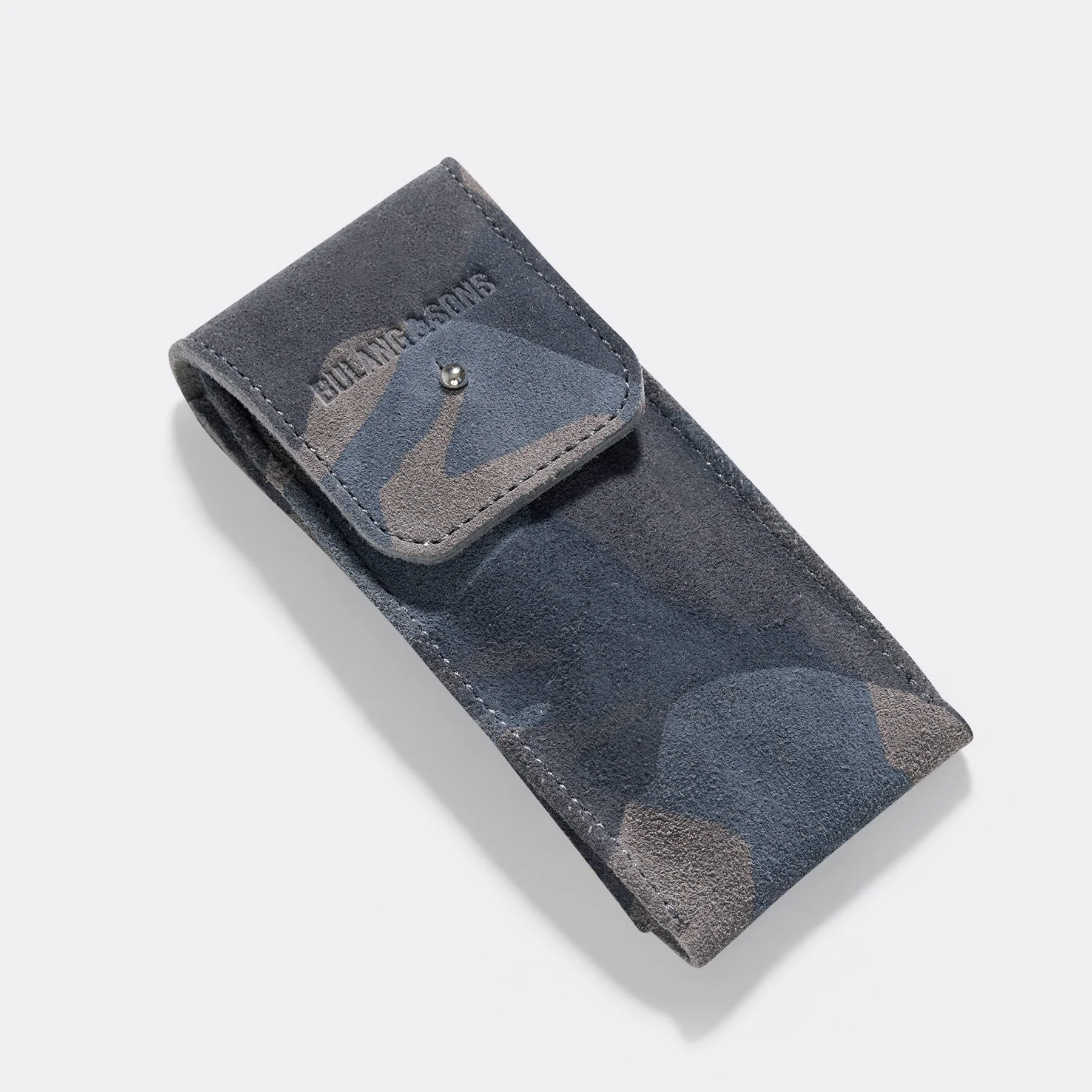 Blue Camo Leather Watch pouch - Image 3