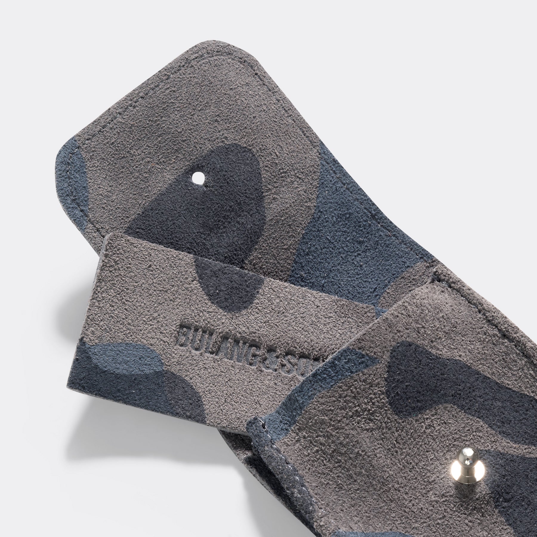 Blue Camo Leather Watch pouch - Image 4