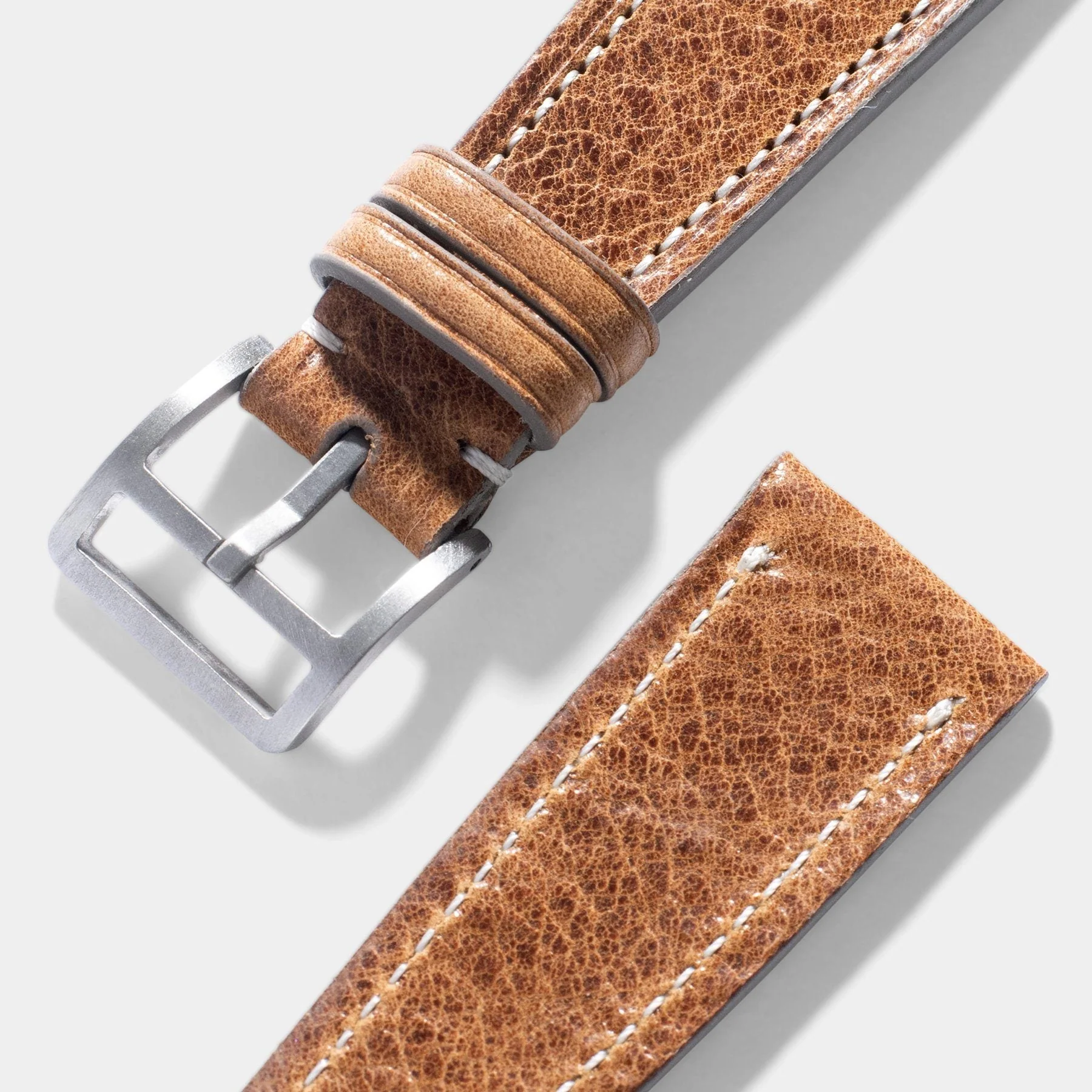 Bohémien Brown Leather Watch Strap - Image 6
