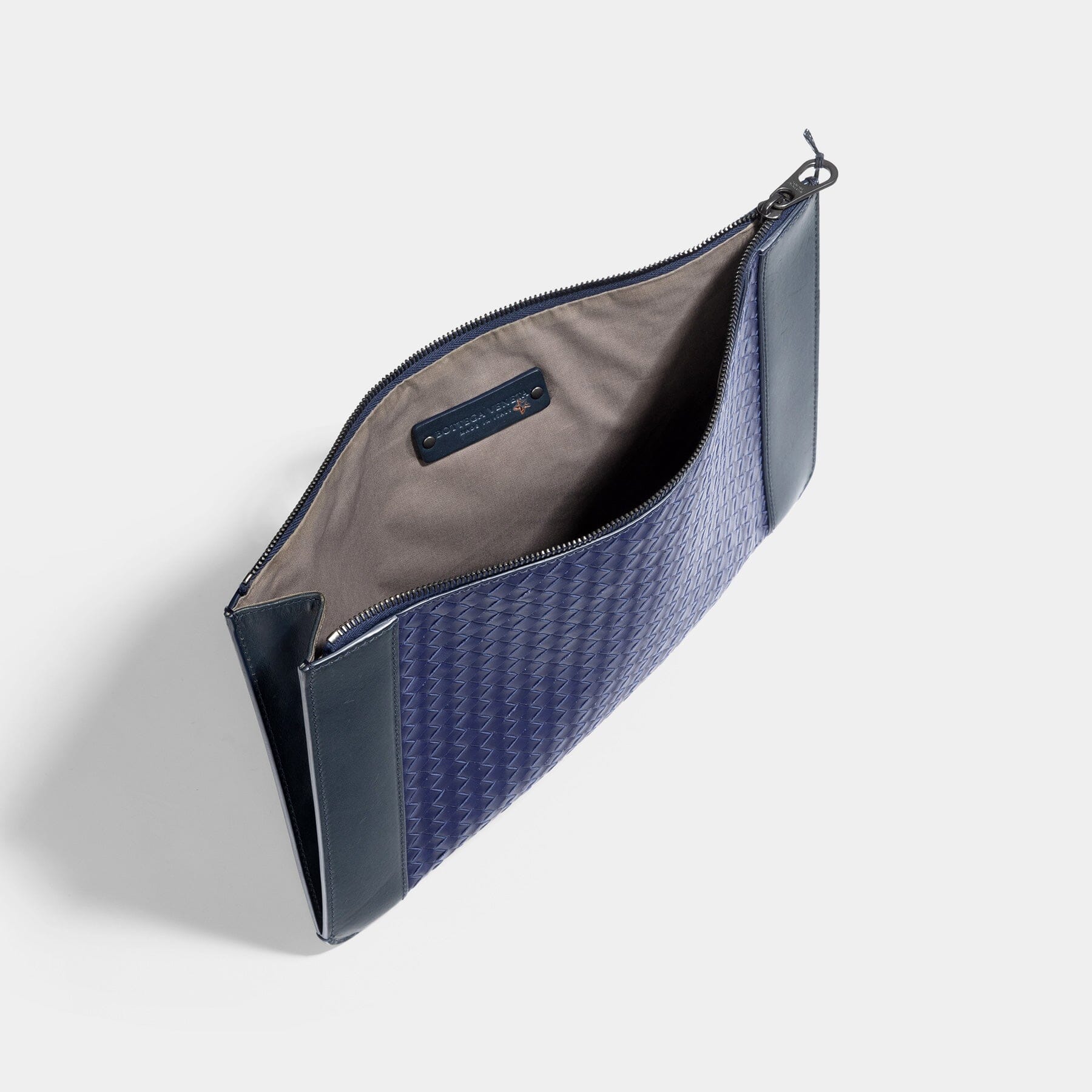 Bottega Veneta  Blue Intrecciato Document Case - Image 7