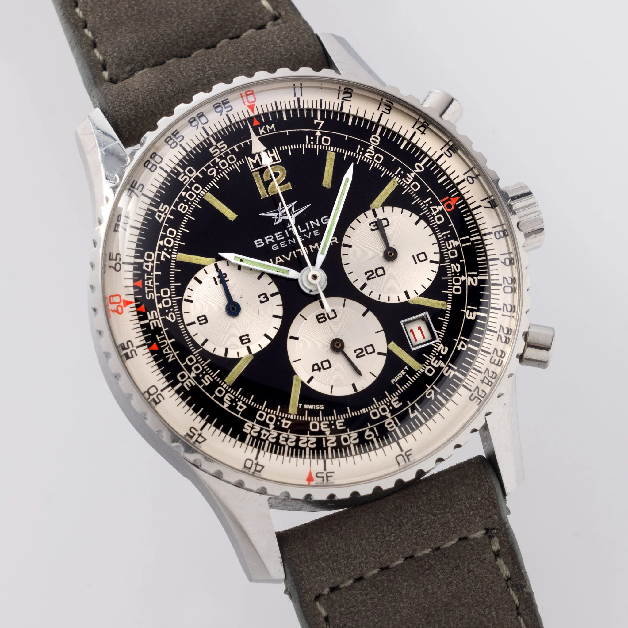 Breitling Navitimer Black Dial”Twin jet” Ref 7806 - Image 4