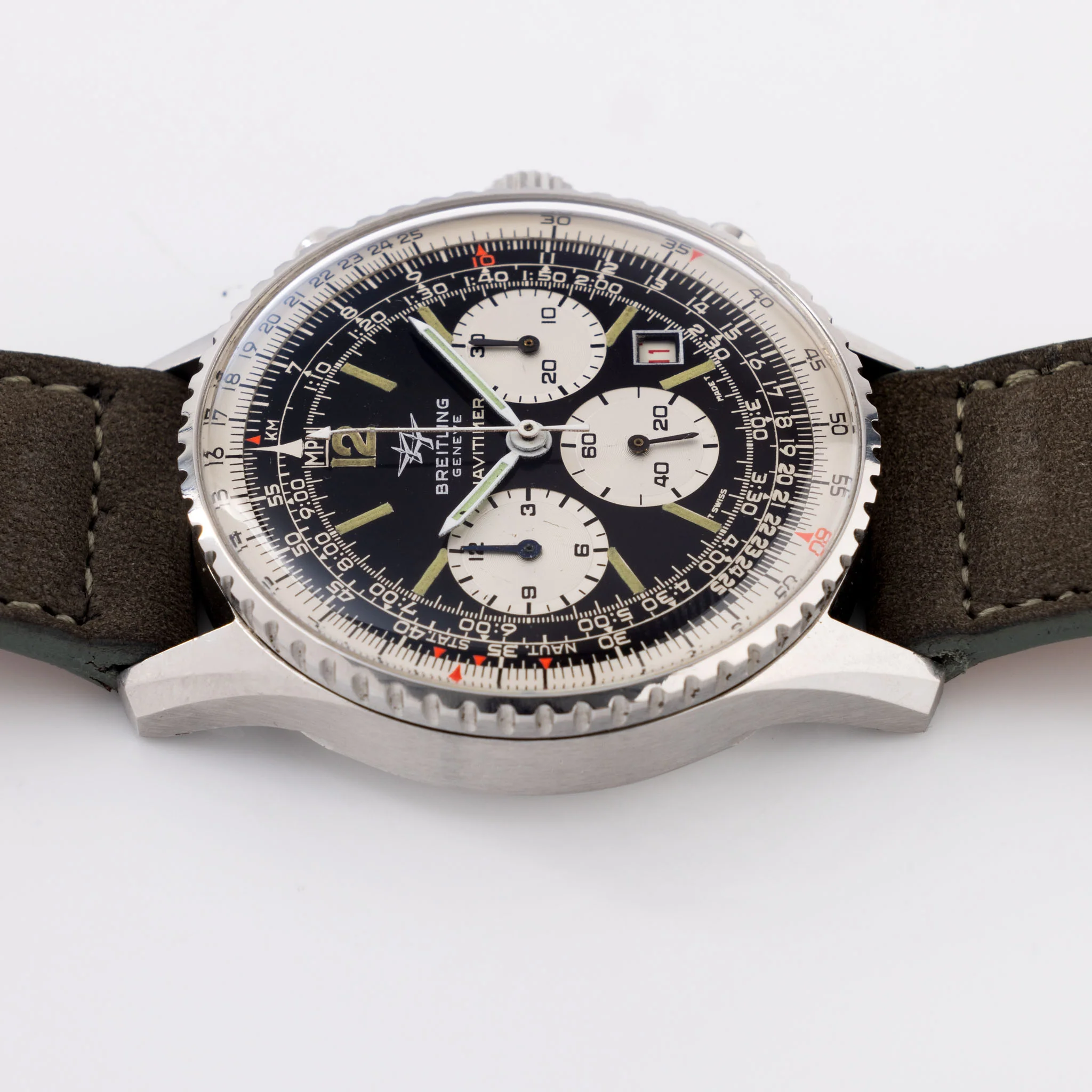Breitling Navitimer Black Dial”Twin jet” Ref 7806 - Image 8