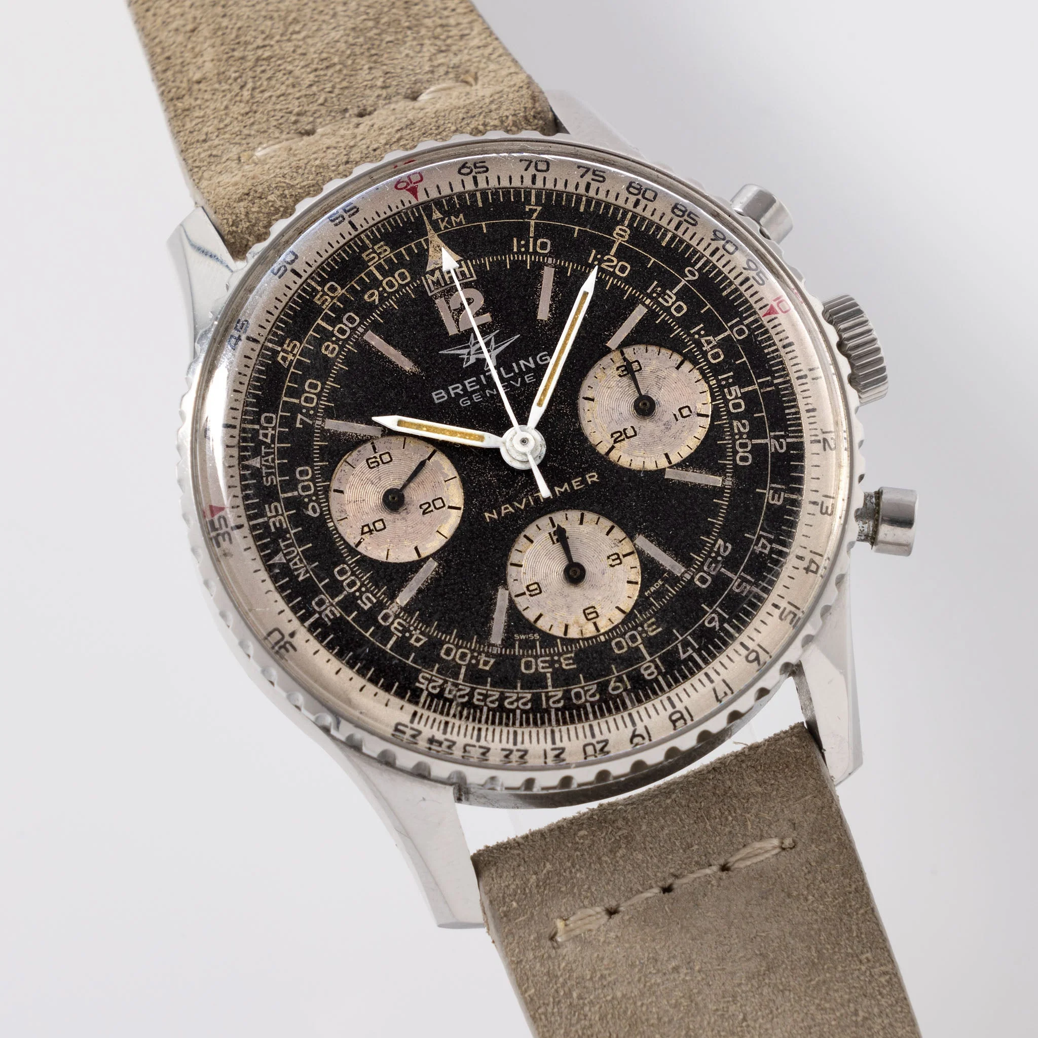 Breitling Navitimer Black Twin Jet Dial Ref 806 - Image 3