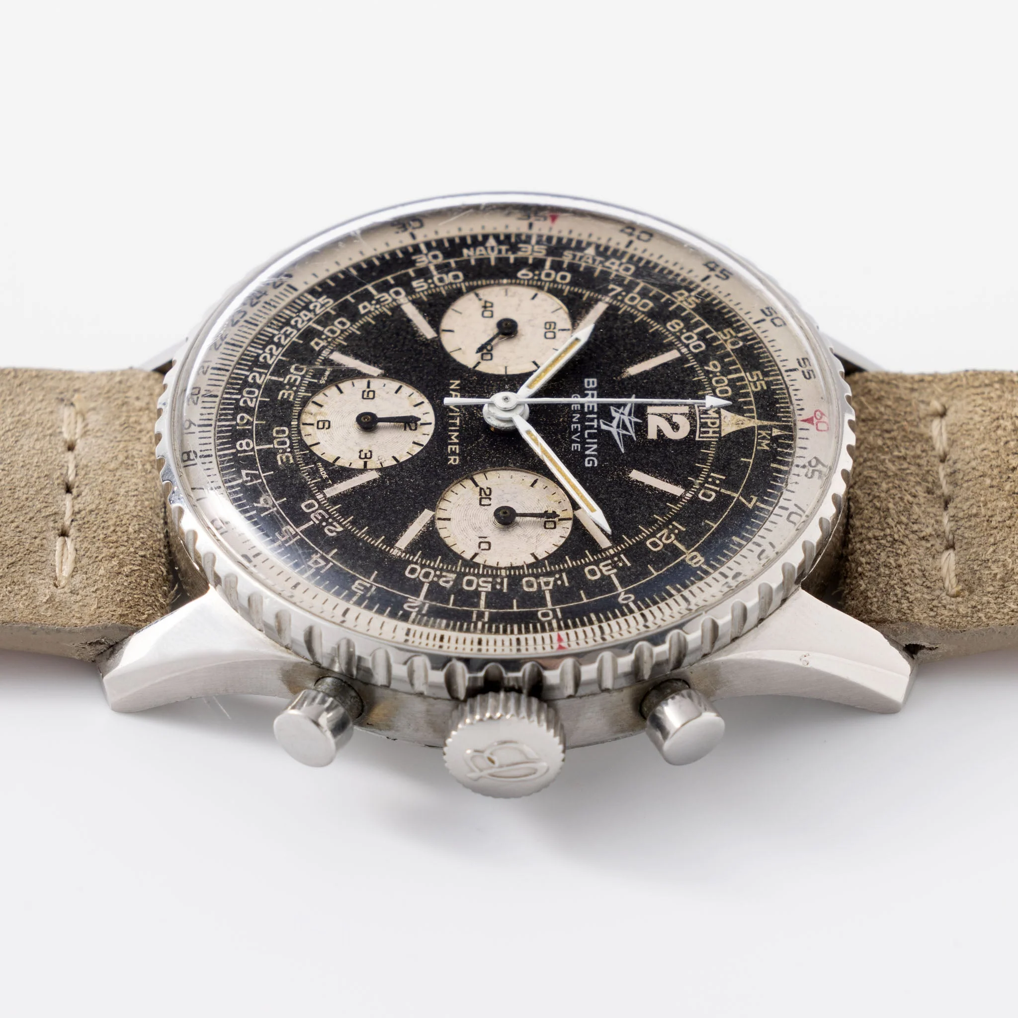 Breitling Navitimer Black Twin Jet Dial Ref 806 - Image 5
