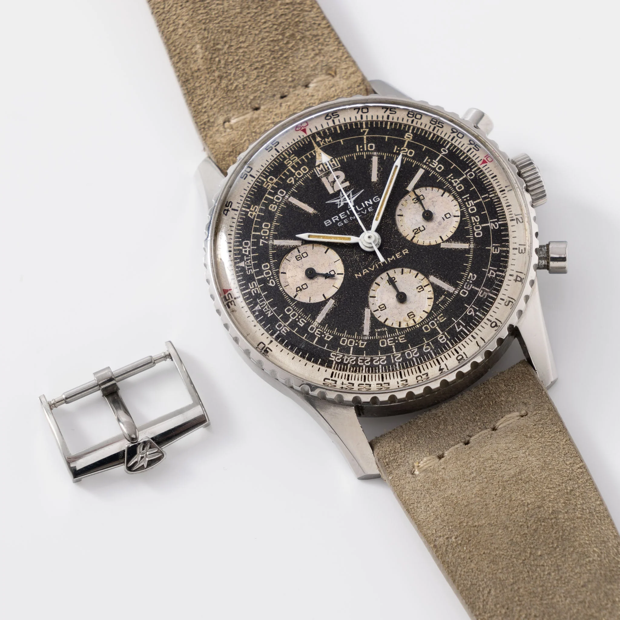 Breitling Navitimer Black Twin Jet Dial Ref 806 - Image 8