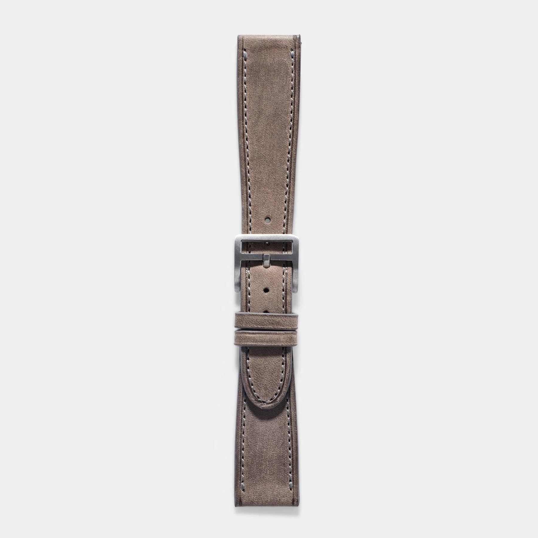 Café au Lait Leather Watch Strap - Image 5