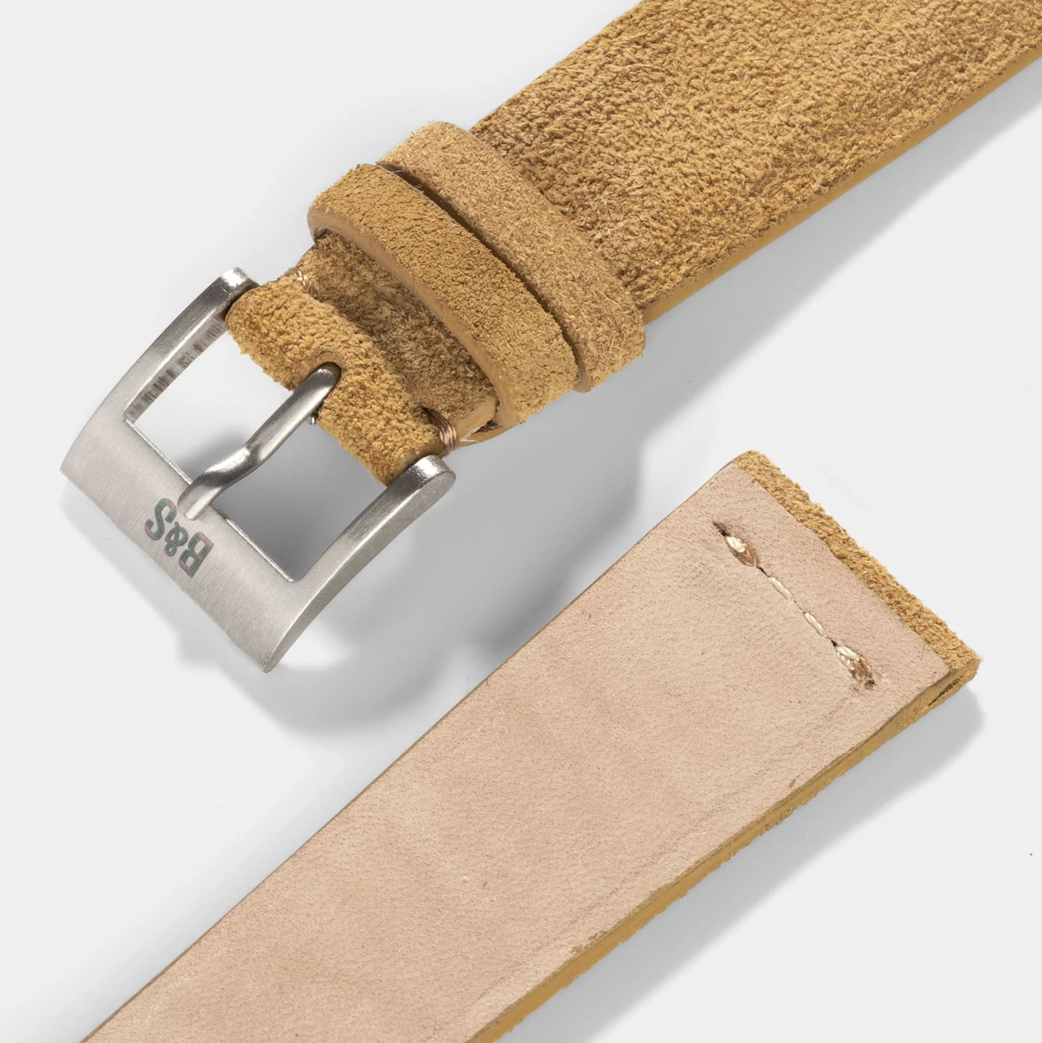 Camel Brown Silky Suede Watch Strap - Image 6