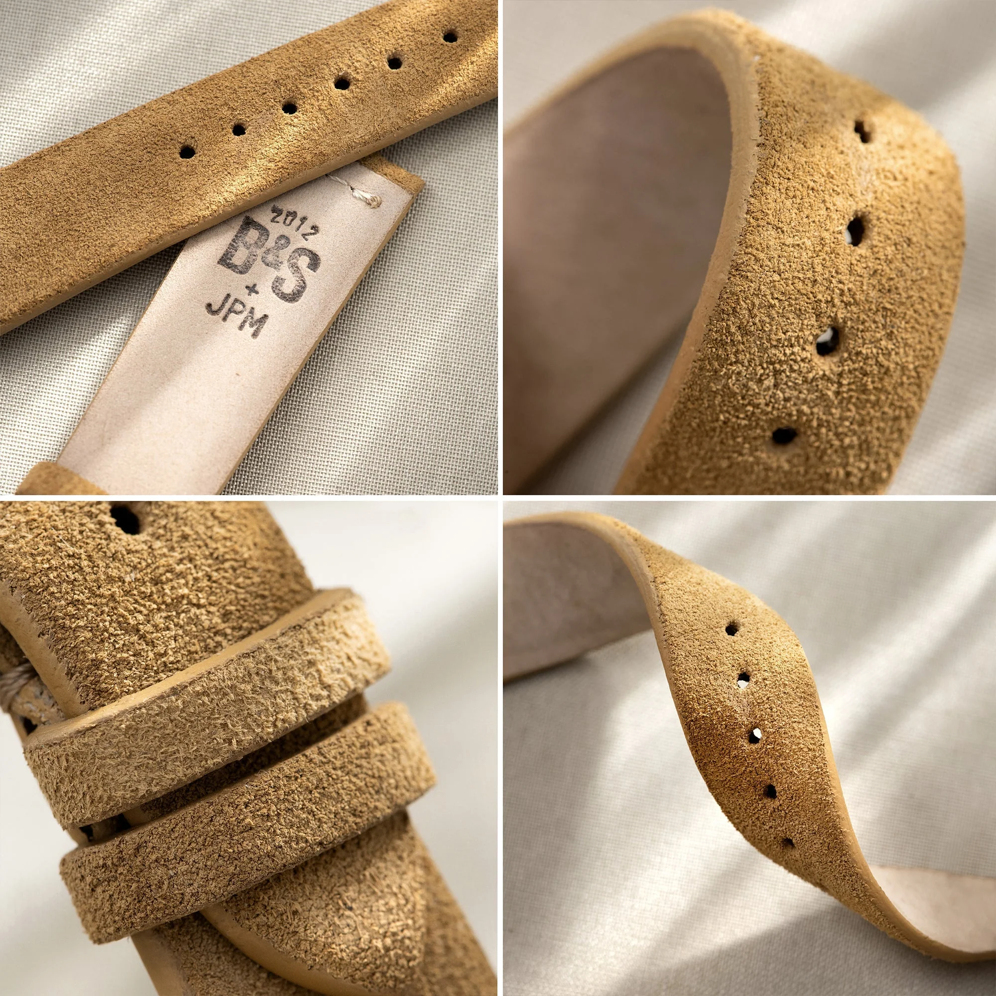 Camel Brown Silky Suede Watch Strap - Image 7