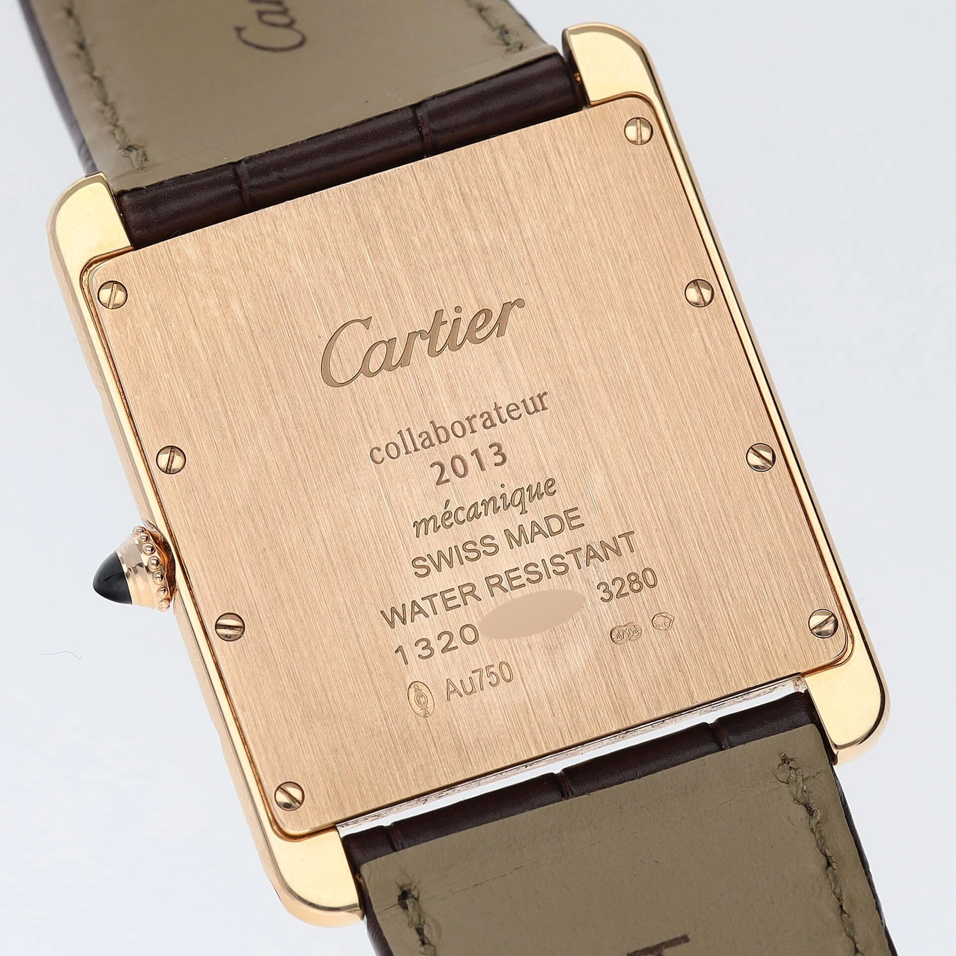 Cartier Tank Louis XL 3280 Collaborateur Edition 18kt Rose Gold Box and Papers - Image 7