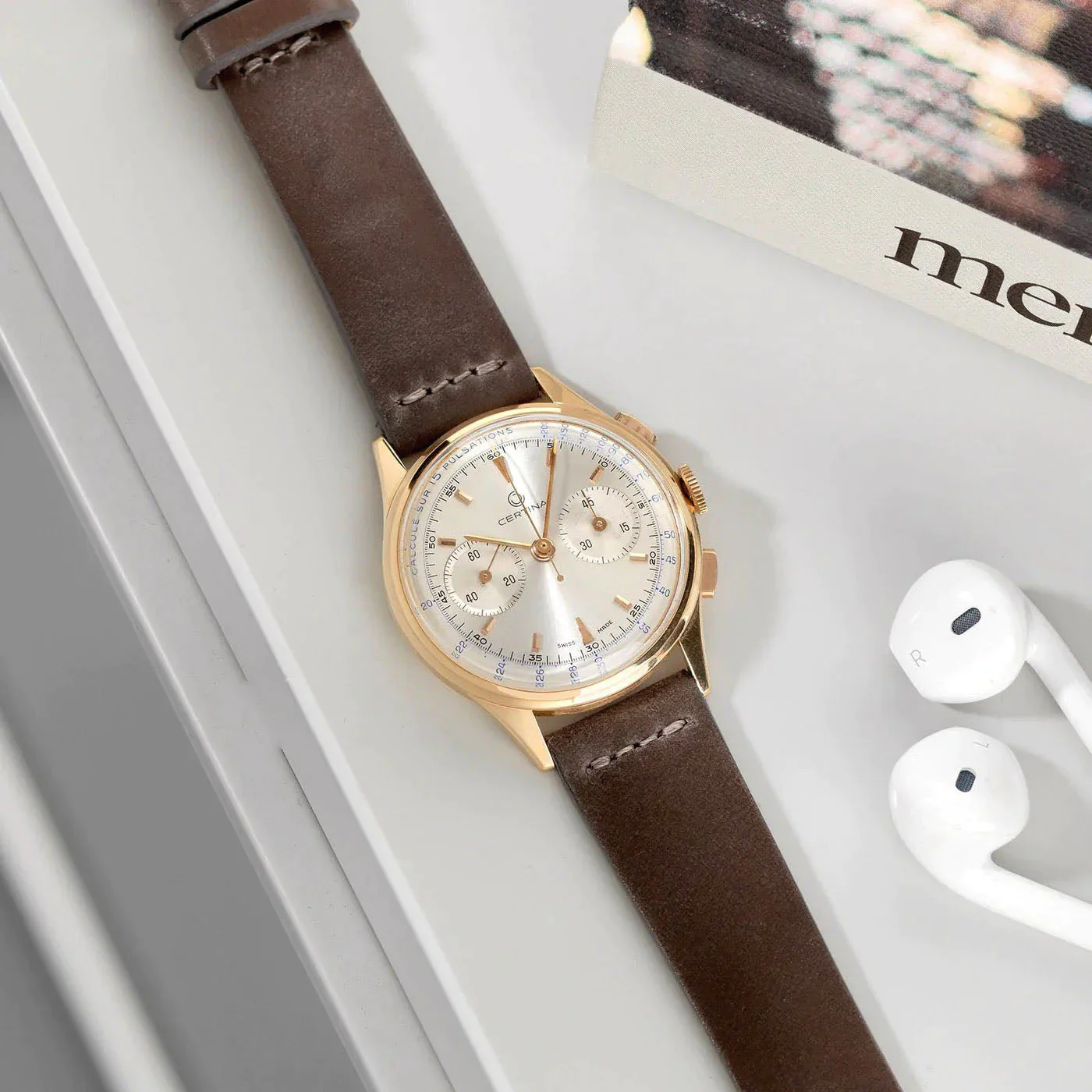 Cavallo Faded Brown Cordovan Leather Watch Strap - Image 4