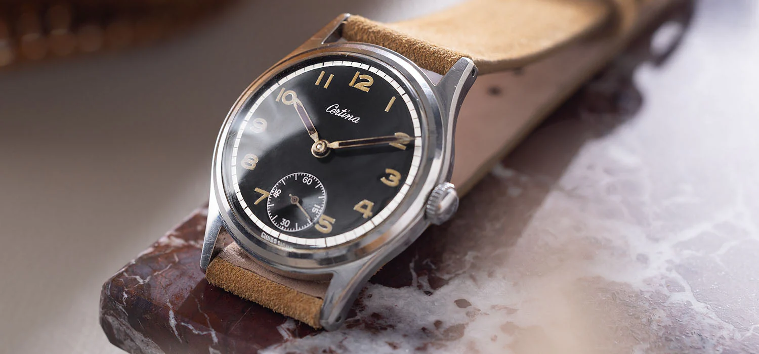 Certina 8721.1 Dress Watch in Steel Glossy Black Dial - Image 10