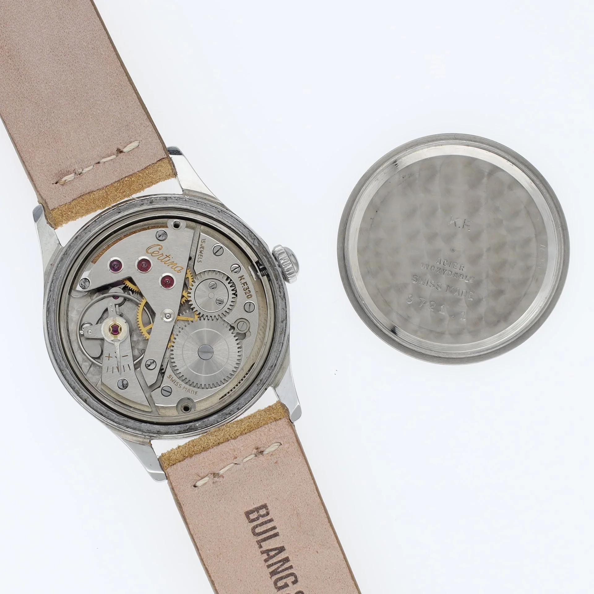 Certina 8721.1 Dress Watch in Steel Glossy Black Dial - Image 6