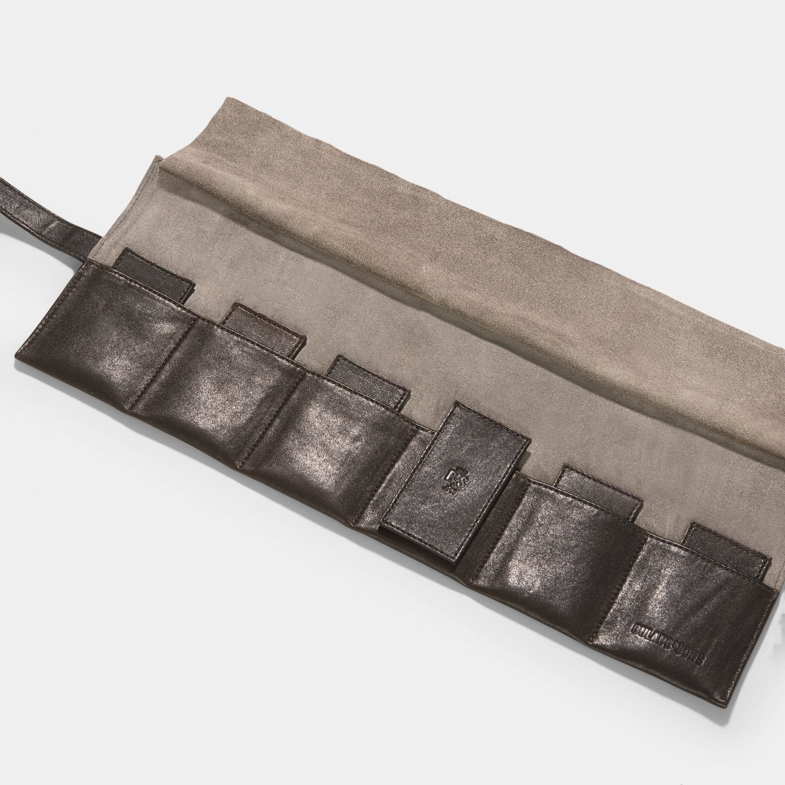 Dark Brown 6 Watches Leather Roll - Image 5