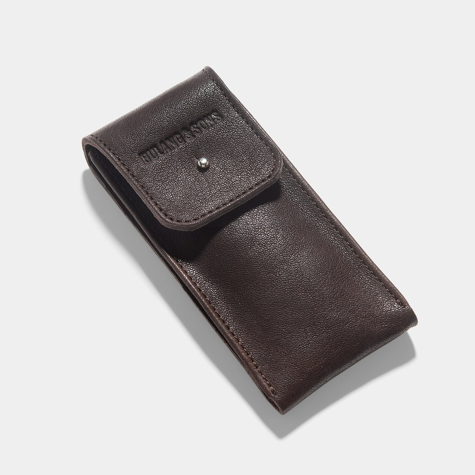 Dark Brown Leather Watch Pouch - Image 4