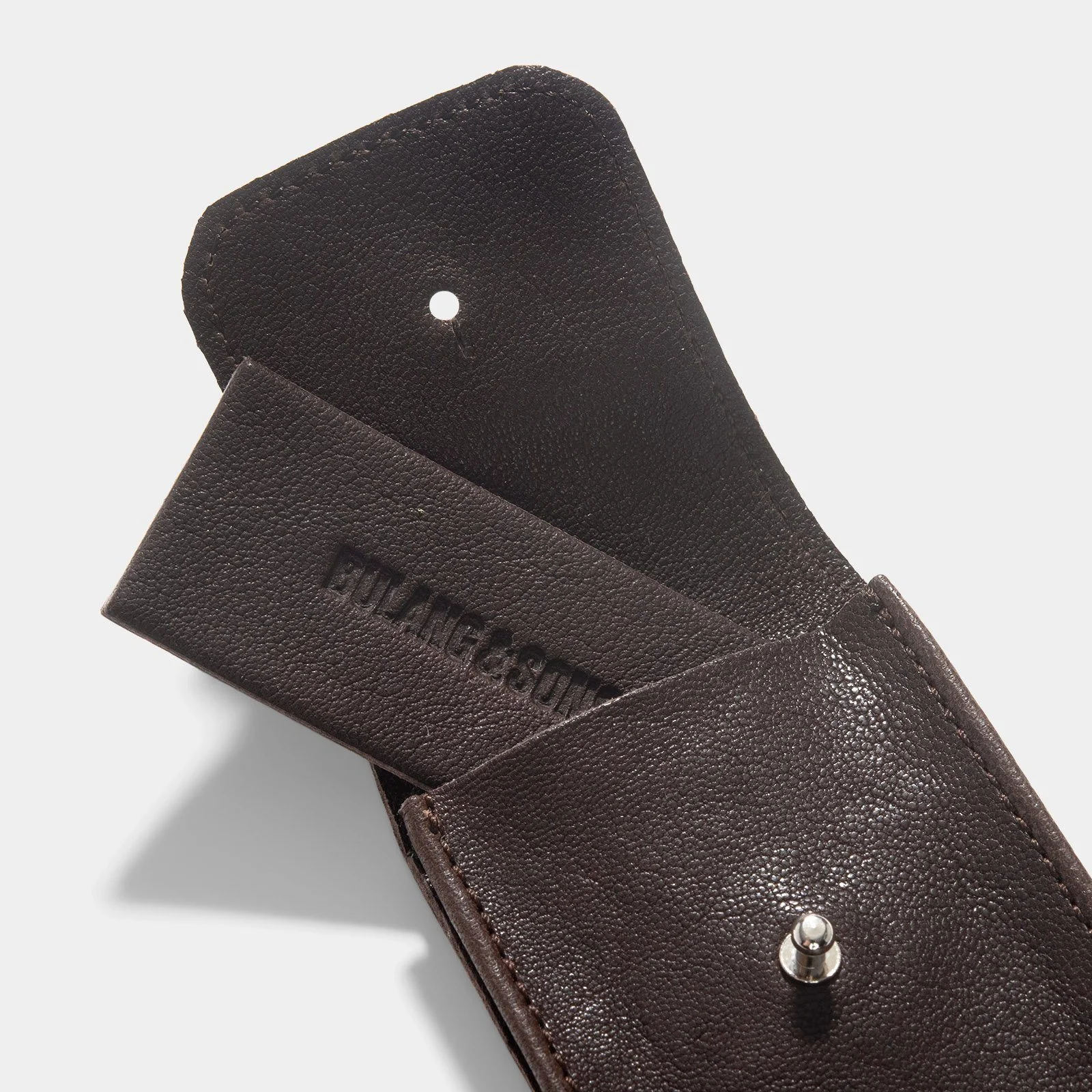 Dark Brown Leather Watch Pouch - Image 5
