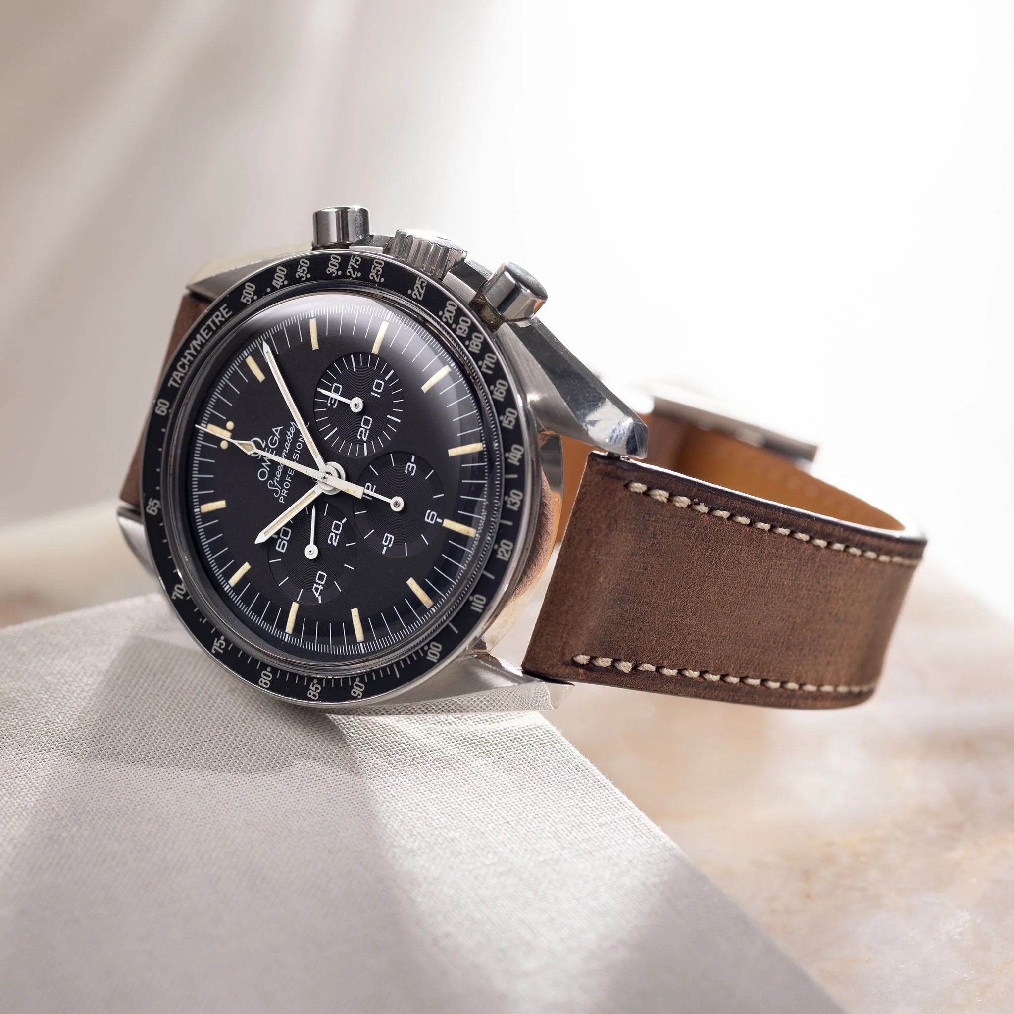 Dry Soil Brown Leather Watch Strap - Image 4