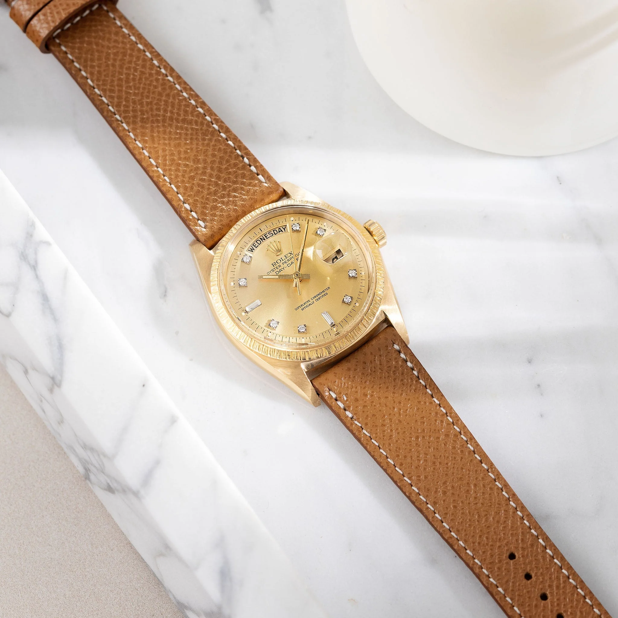 Marston Calf Cognac Brown Leather Watch Strap - Image 6