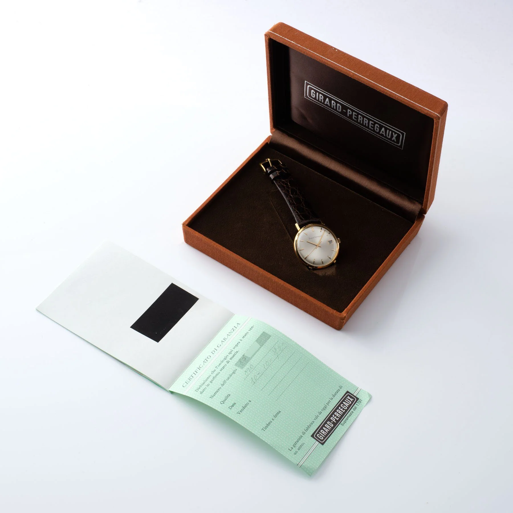 Girard Perregaux Dress Watch with box and paper New Old Stock - Image 4