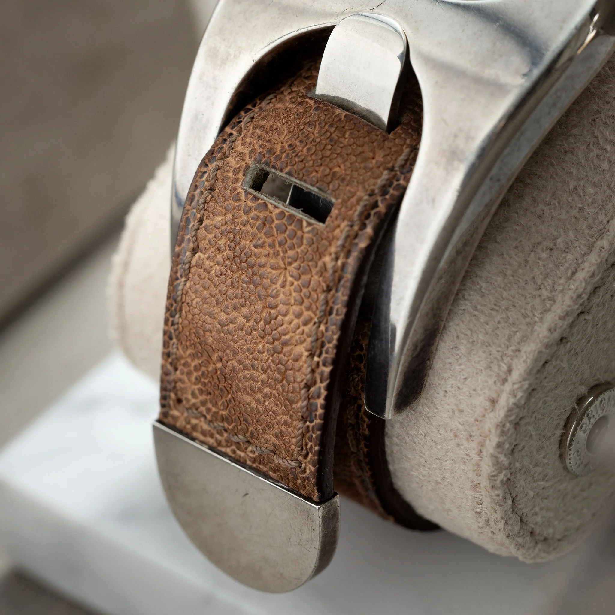 Longines Serge Manzon Sterling Silver Buckle Form Watch - Image 5