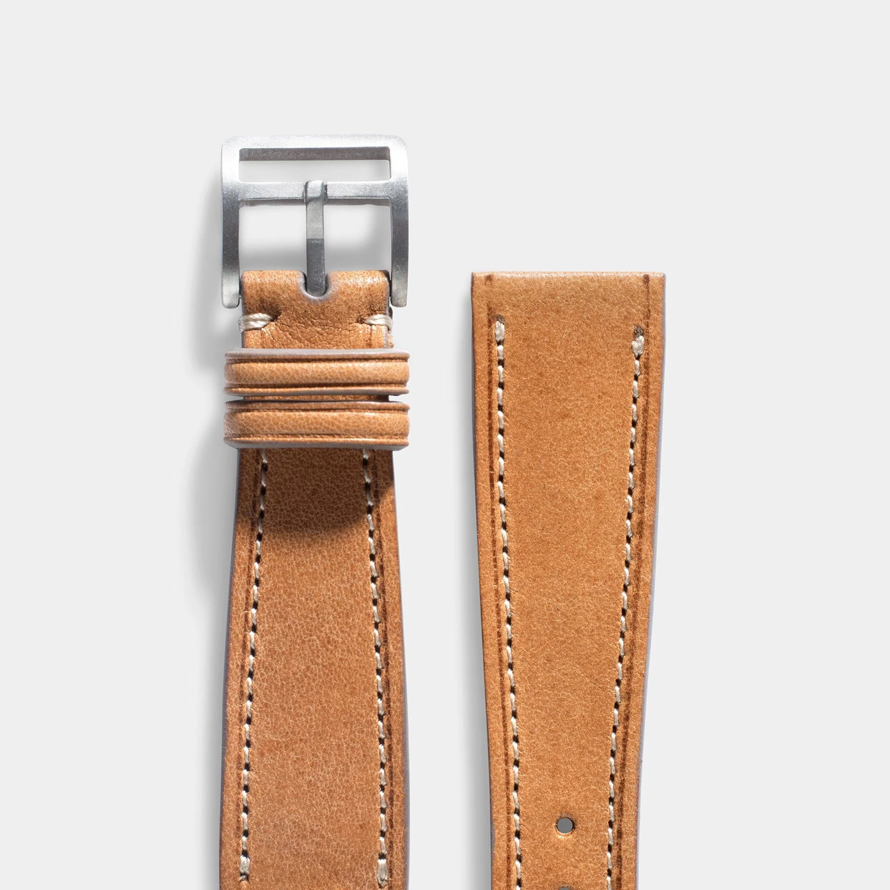 Montmartre Brown Leather Watch Strap - Image 3