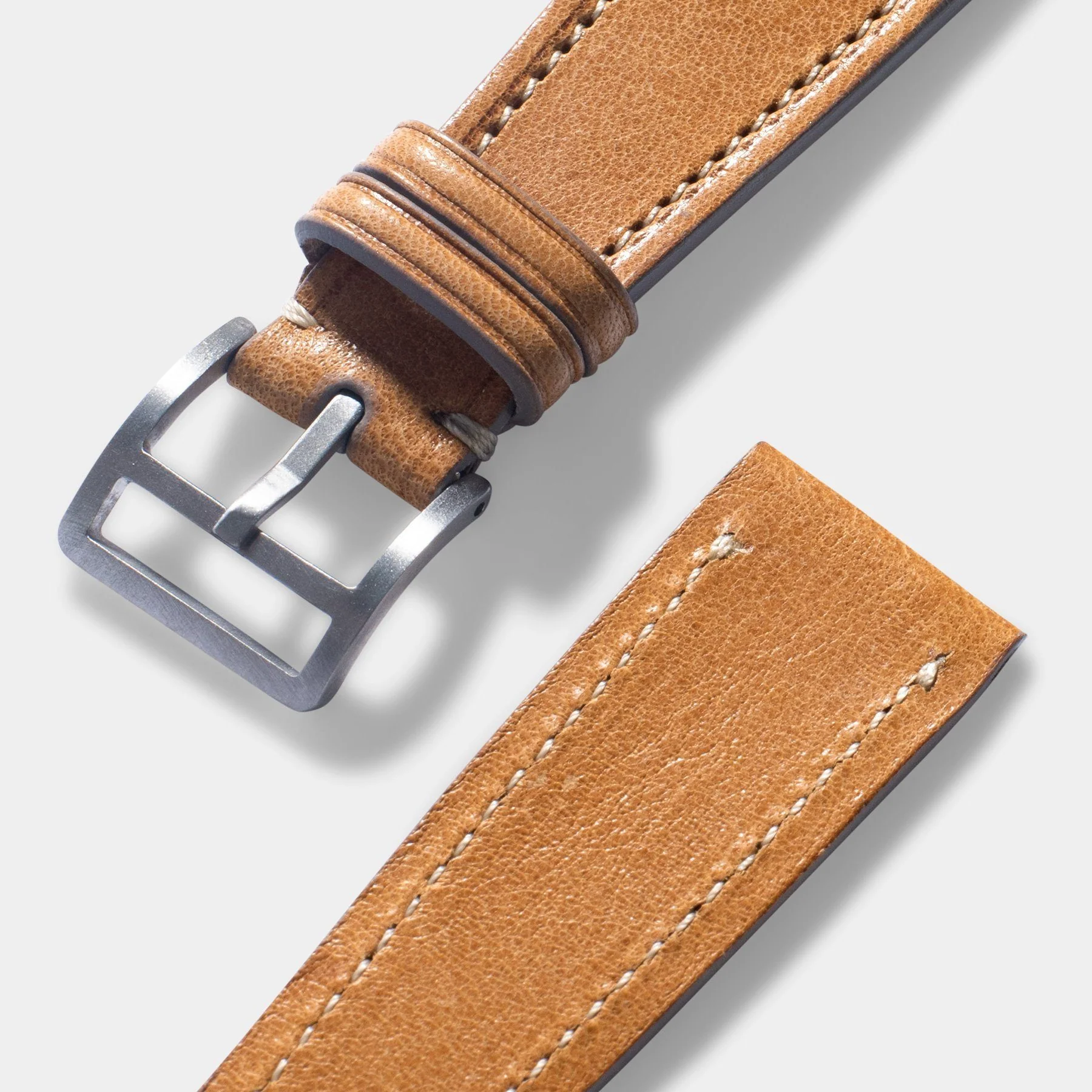 Montmartre Brown Leather Watch Strap - Image 5
