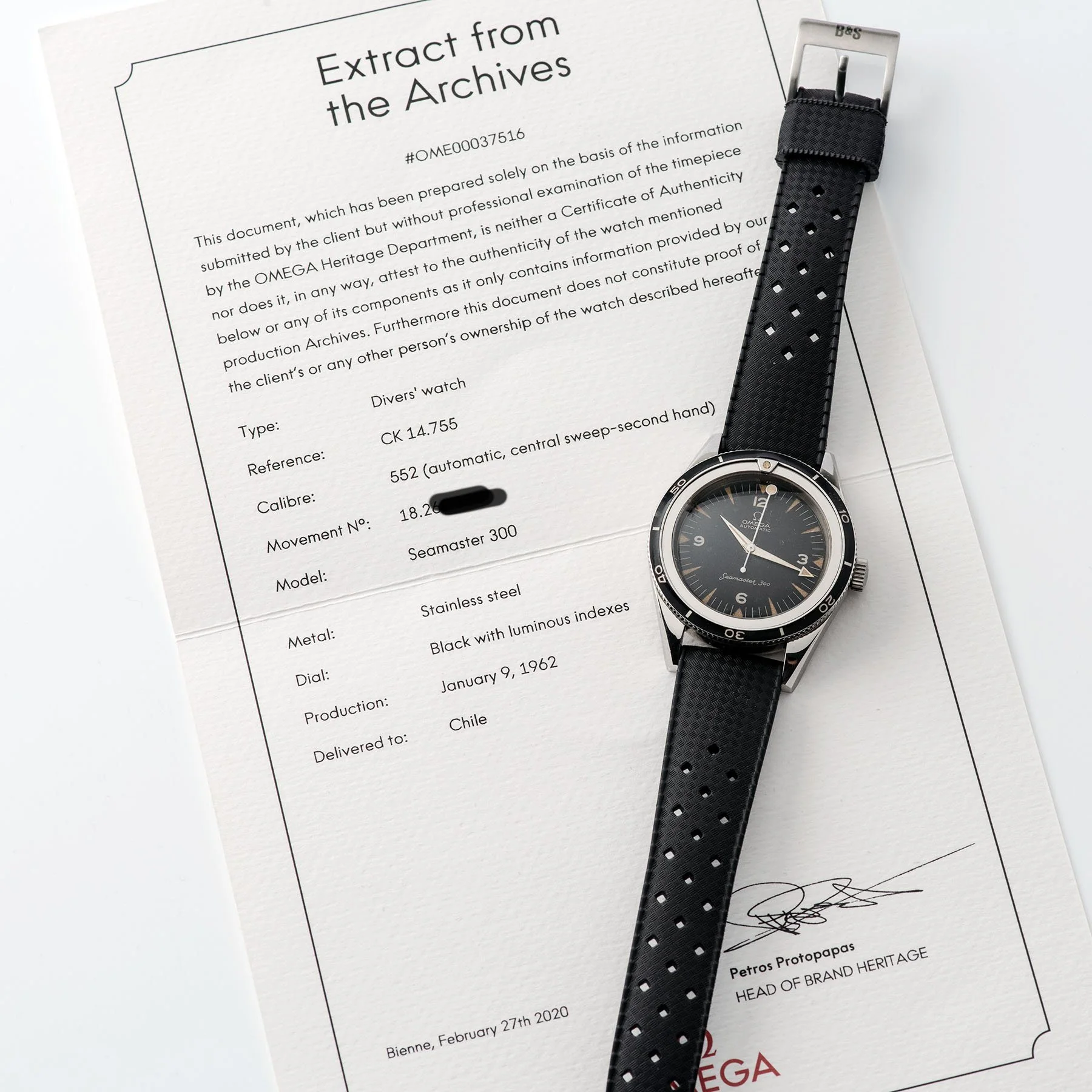 Omega Seamaster 300 CK14755-1 Lollipop - Image 6