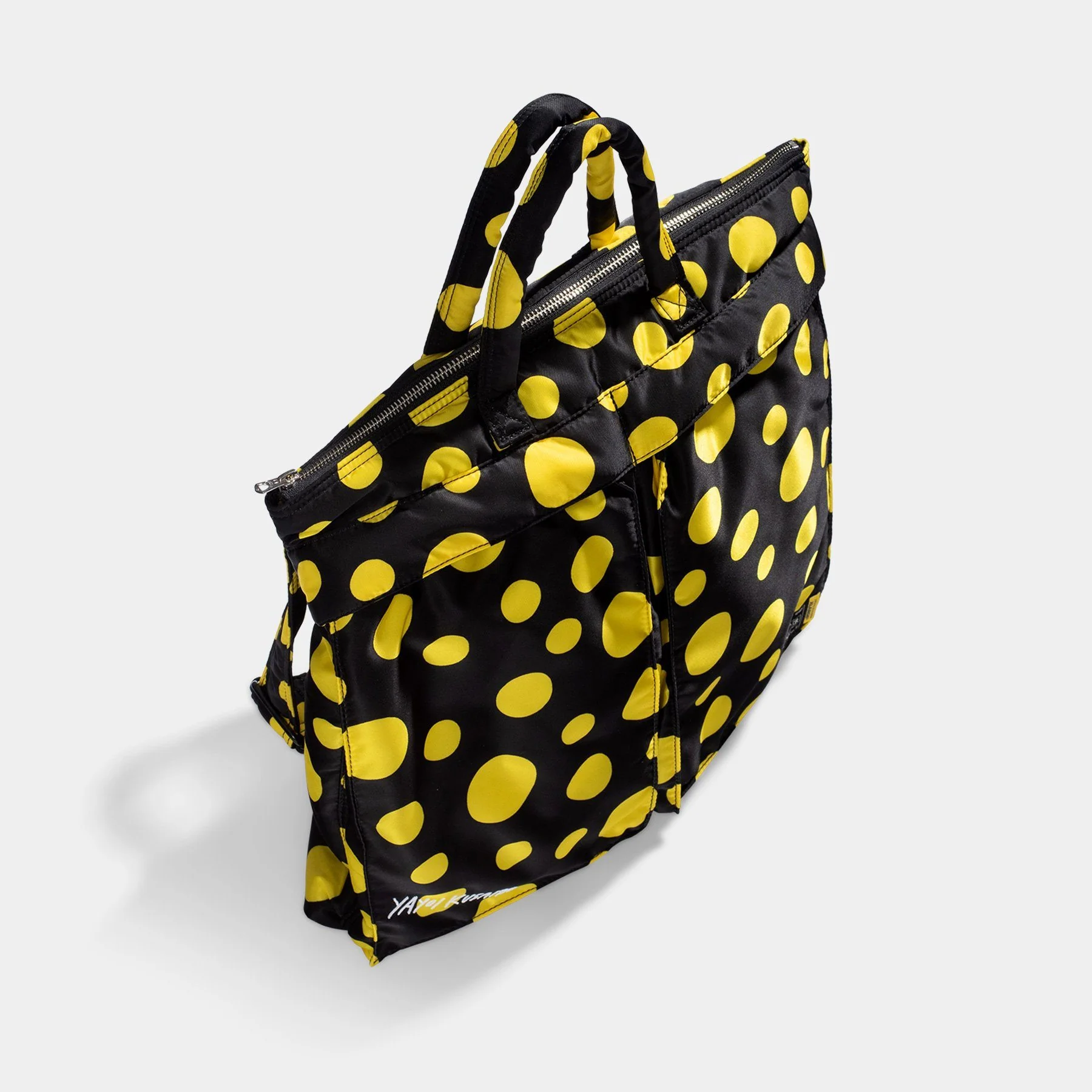 PORTER YOSHIDA X YAYOI KUSAMA HELMET BAG YELLOW DOTS - Image 5