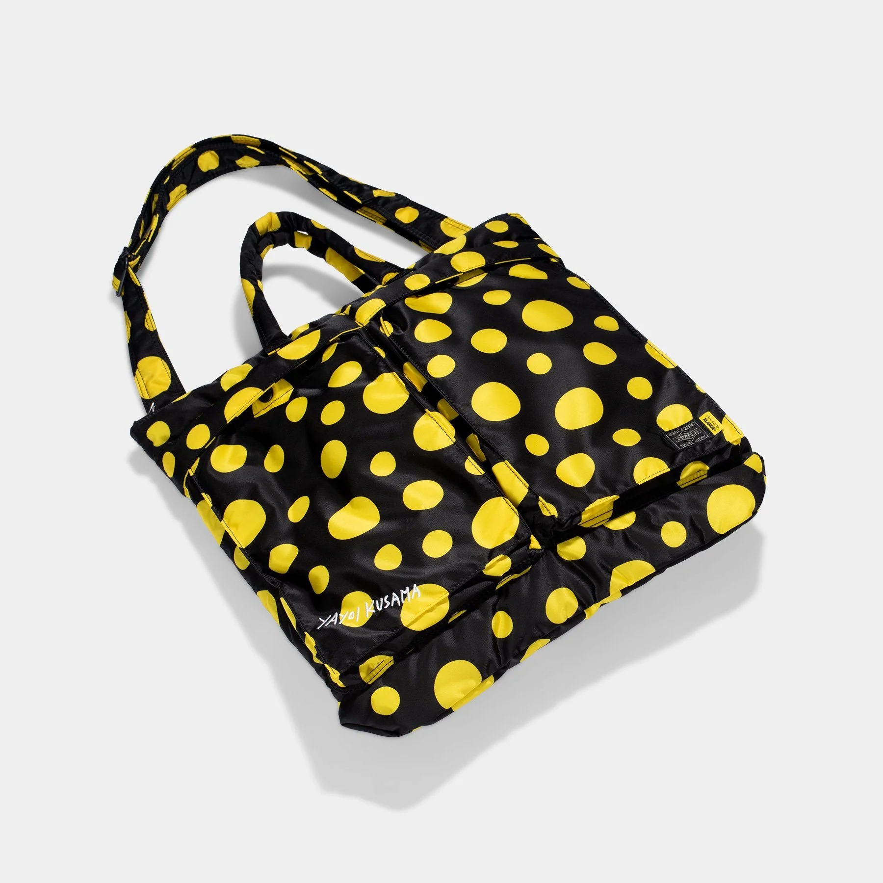 PORTER YOSHIDA X YAYOI KUSAMA HELMET BAG YELLOW DOTS - Image 8