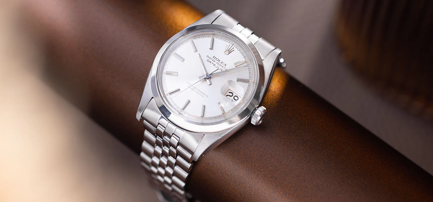 Rolex Datejust 1600 Silver Soleil Pie Pan Dial - Image 10