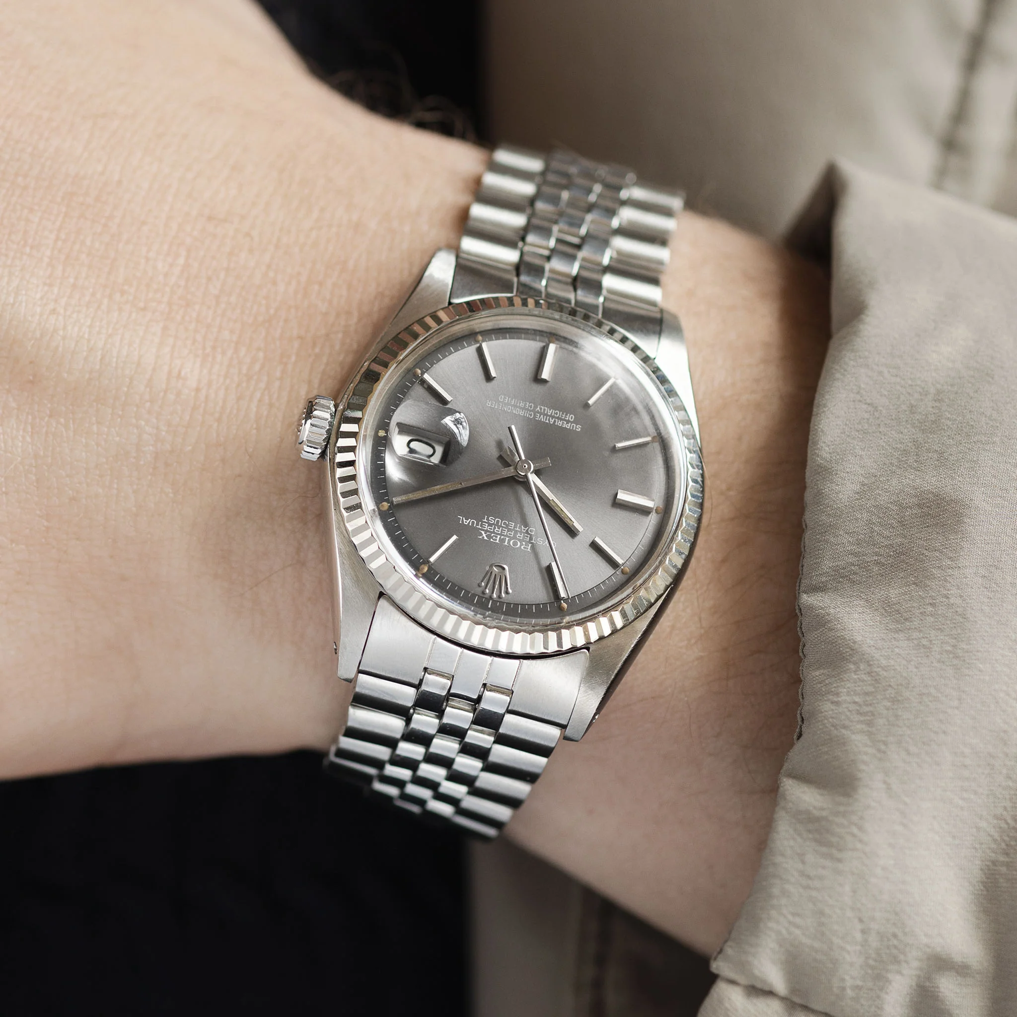Rolex Datejust Grey Sigma Dial Ref 1601 - Image 3