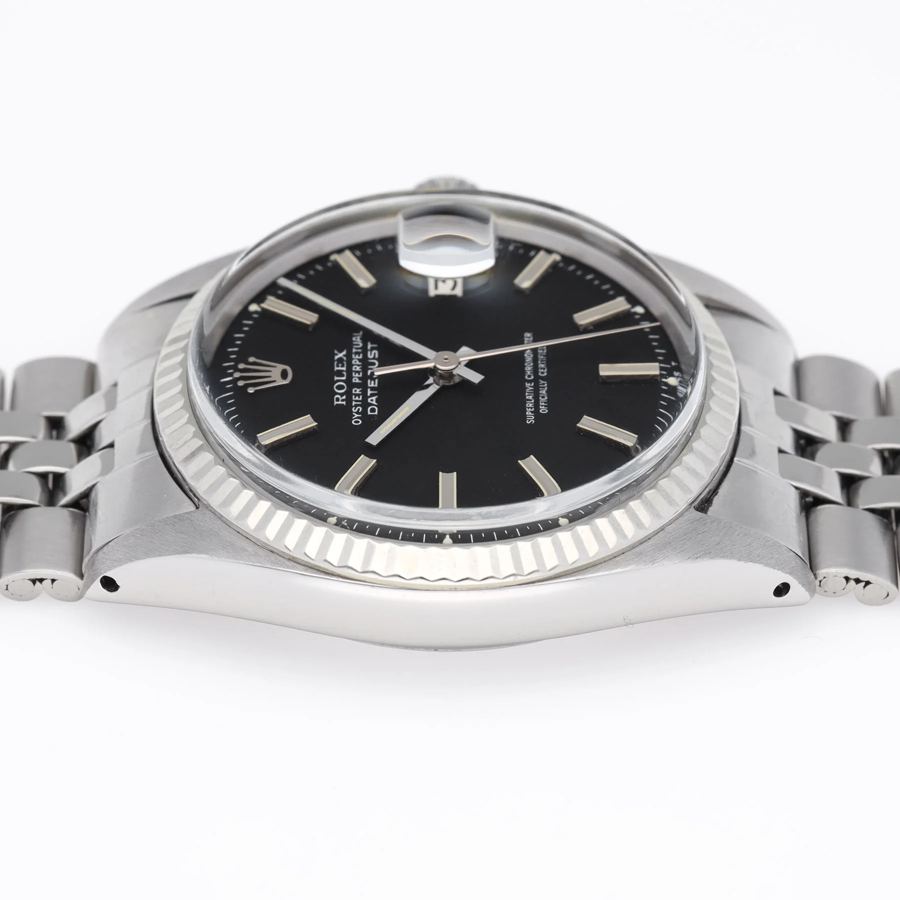 Rolex Datejust Black dial ref 1601 - Image 5