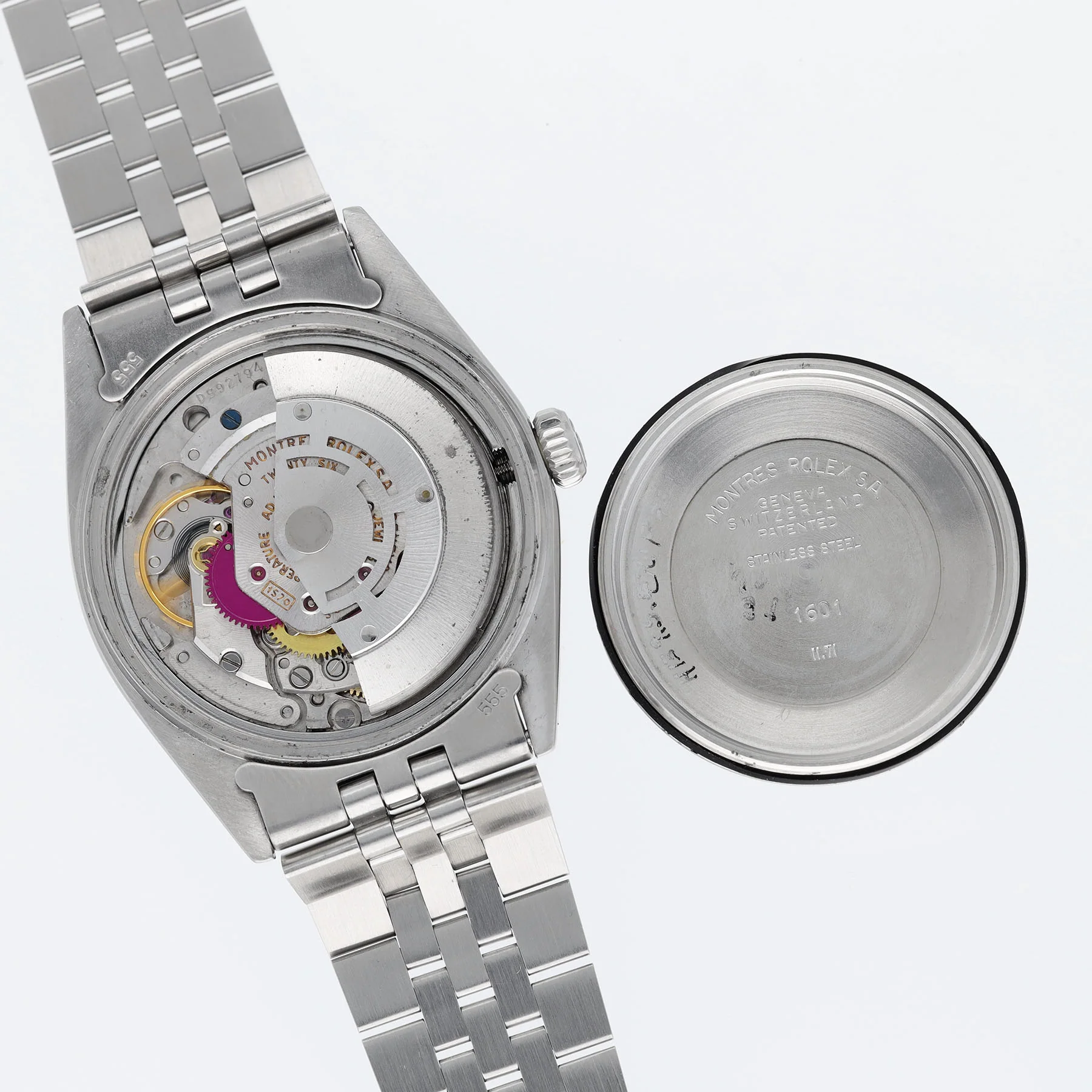 Rolex Datejust Slate Grey Dial Ref 1601 - Image 7