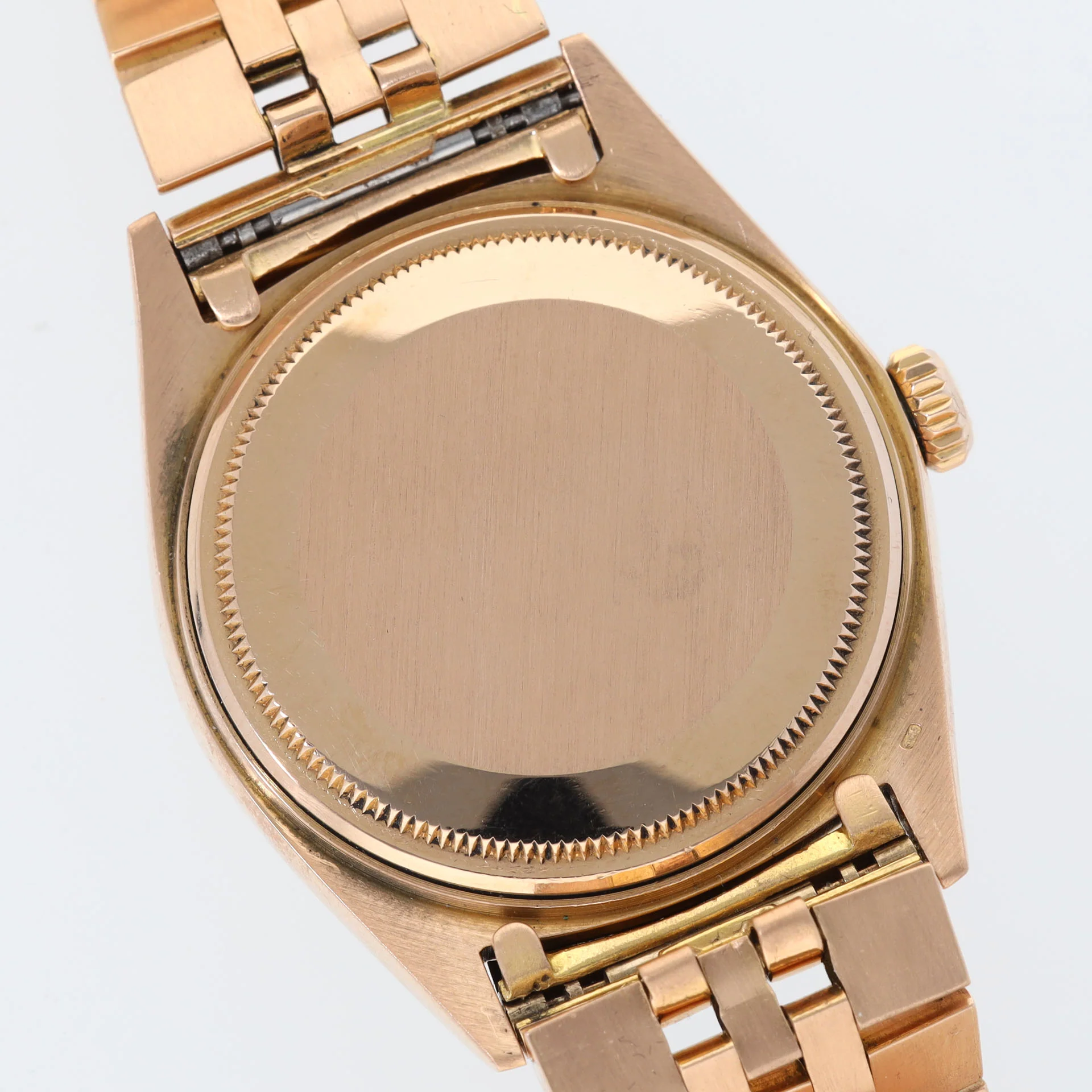 Rolex Datejust 1601 “Pink on Pink” Rose Gold Case Bracelet and Dial - Image 5