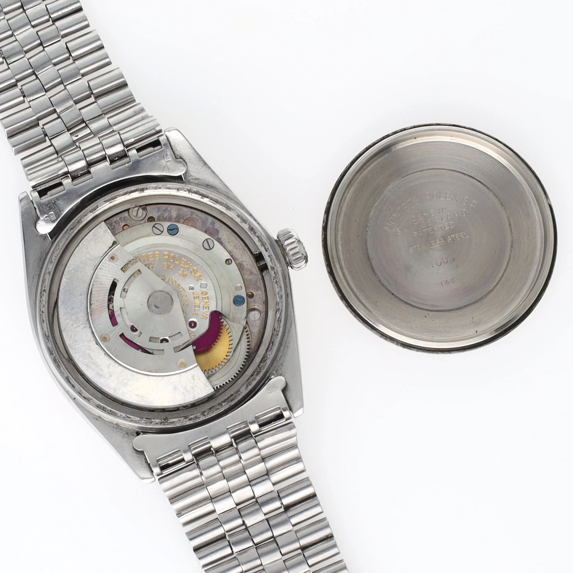 Rolex Datejust 1601 Silver Dial Alpha Hands Rare Clasp - Image 7