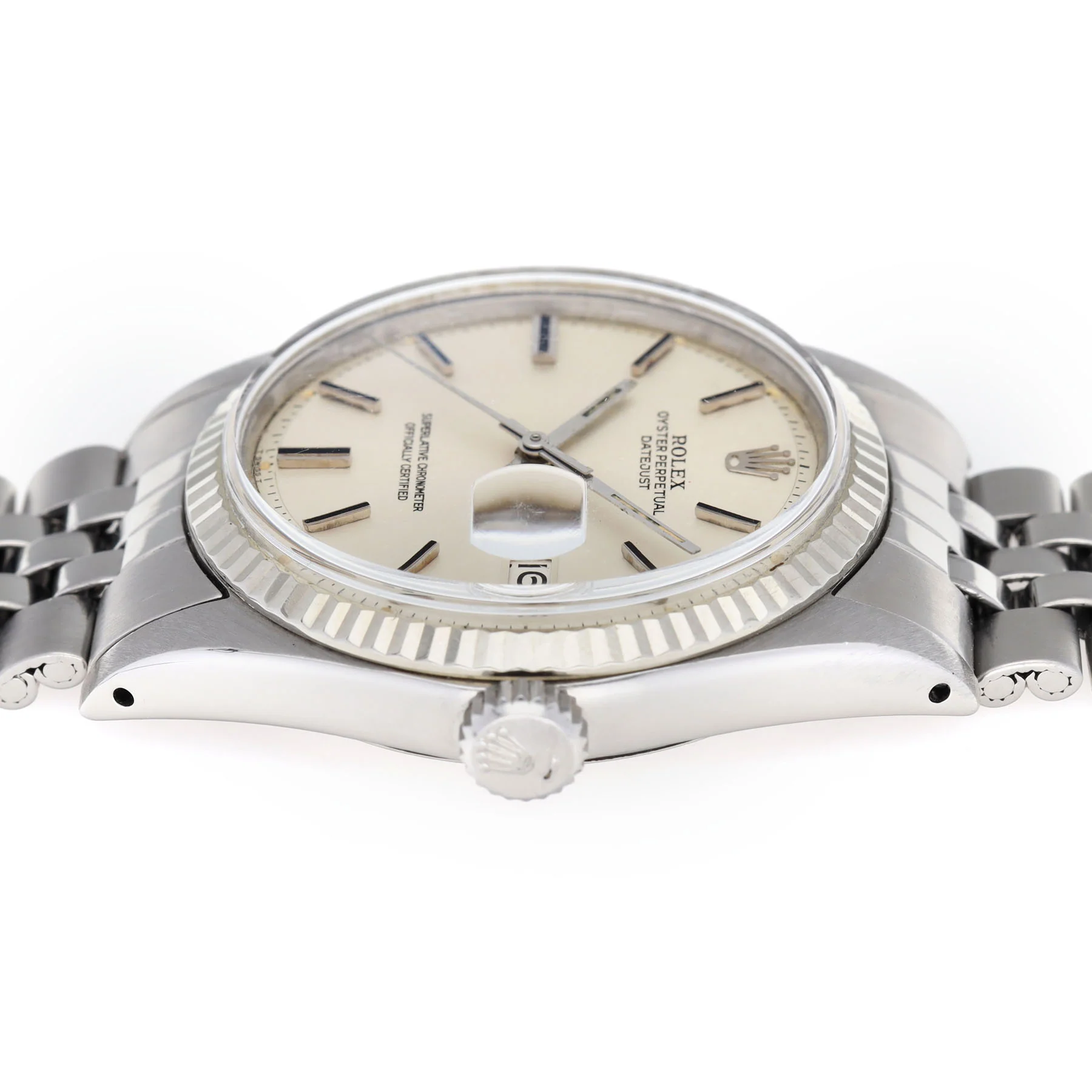 Rolex Datejust Silver Dial ref 1601 - Image 4