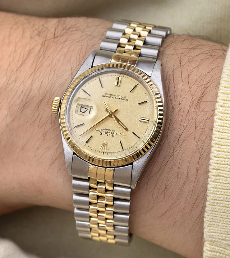 Rolex Datejust 1601 Steel and Gold Linen Dial - Image 10