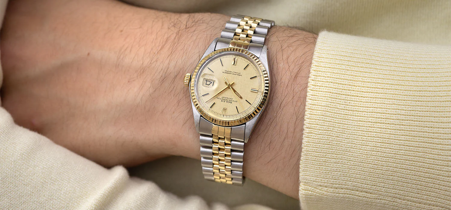 Rolex Datejust 1601 Steel and Gold Linen Dial - Image 11