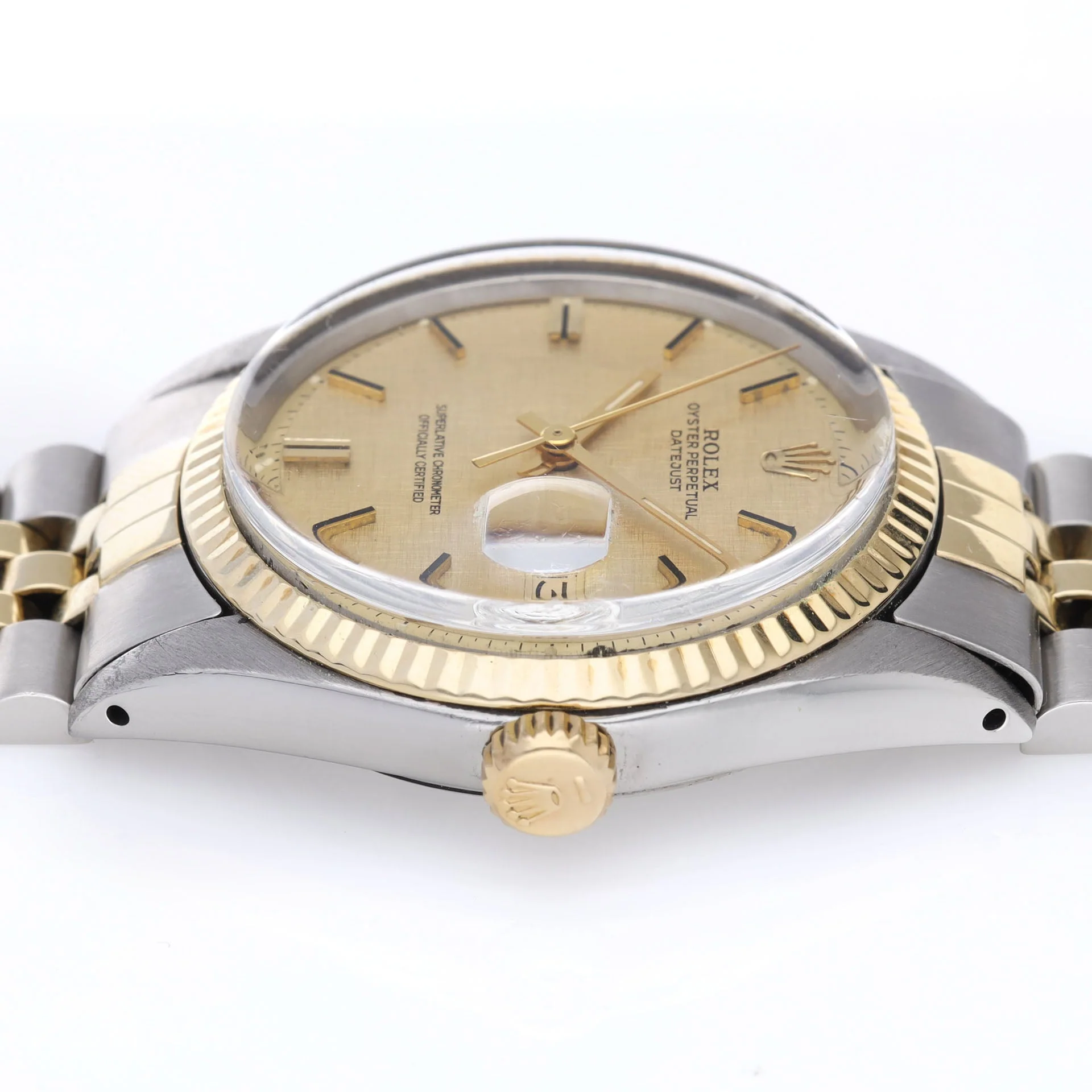 Rolex Datejust 1601 Steel and Gold Linen Dial - Image 5