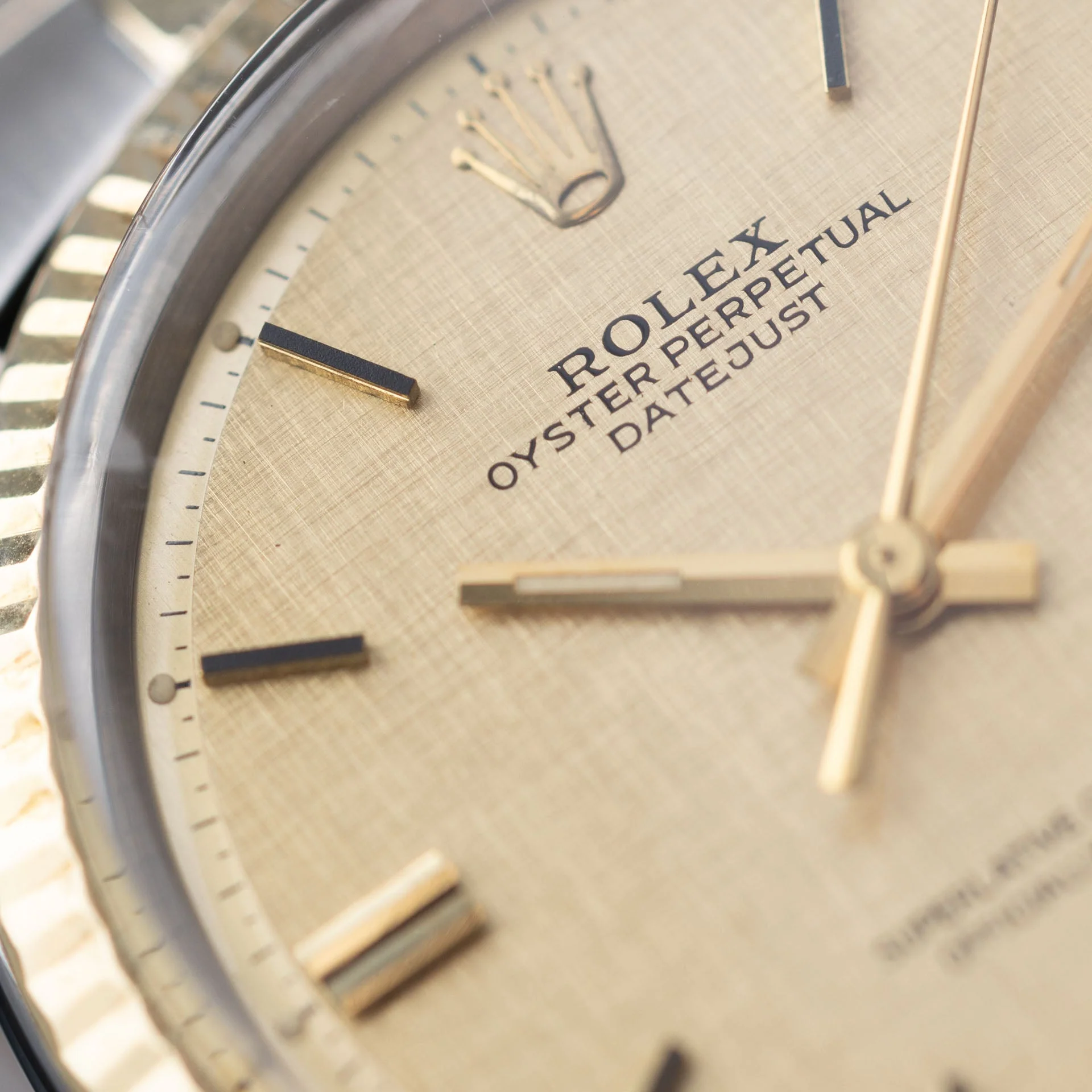 Rolex Datejust 1601 Steel and Gold Linen Dial - Image 6