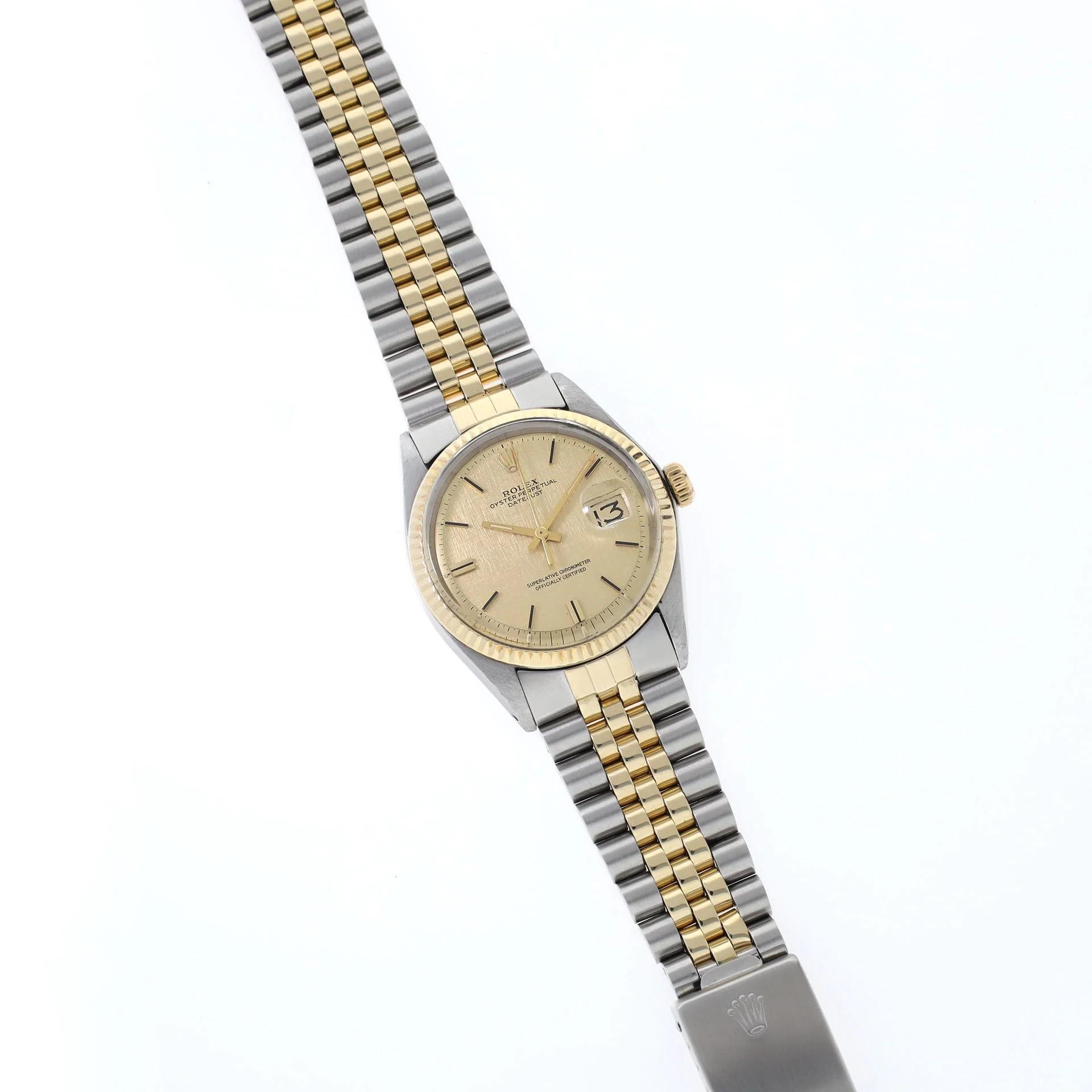 Rolex Datejust 1601 Steel and Gold Linen Dial - Image 7