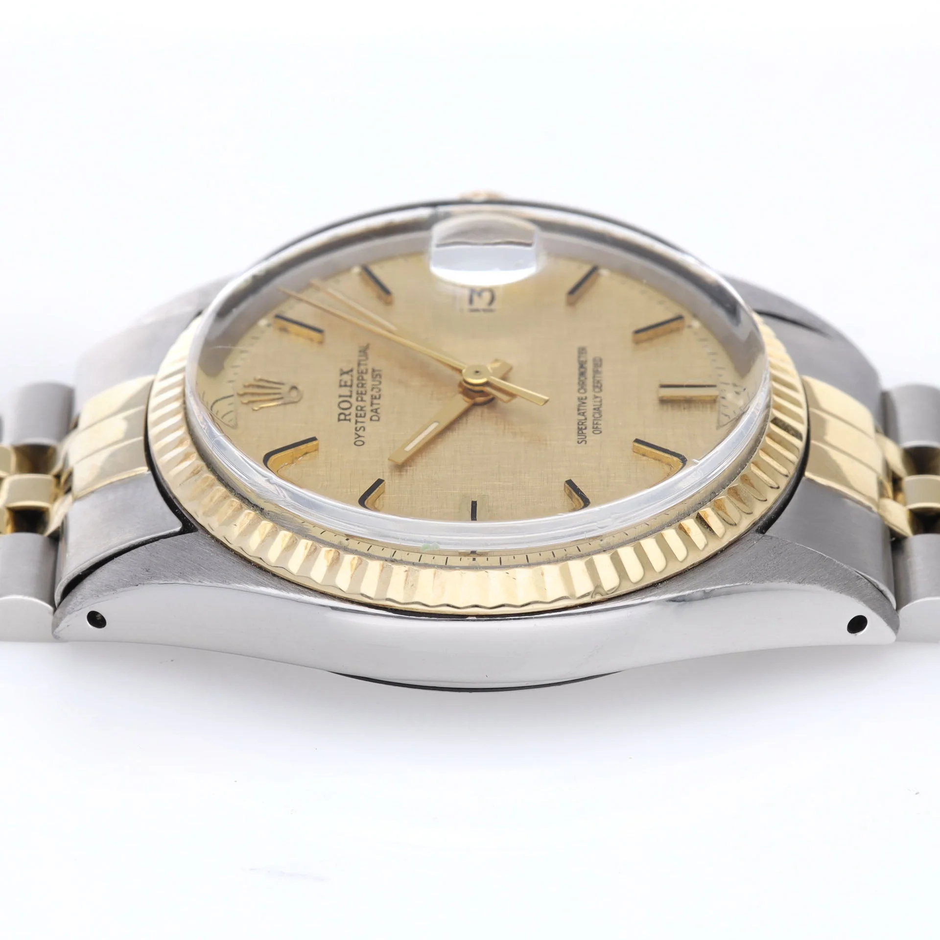 Rolex Datejust 1601 Steel and Gold Linen Dial - Image 9