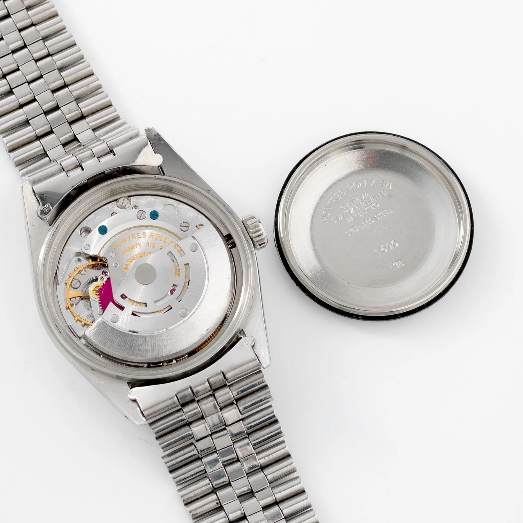 Rolex Datejust 1601 White Gold Bezel Silver Pie Pan Dial - Image 8