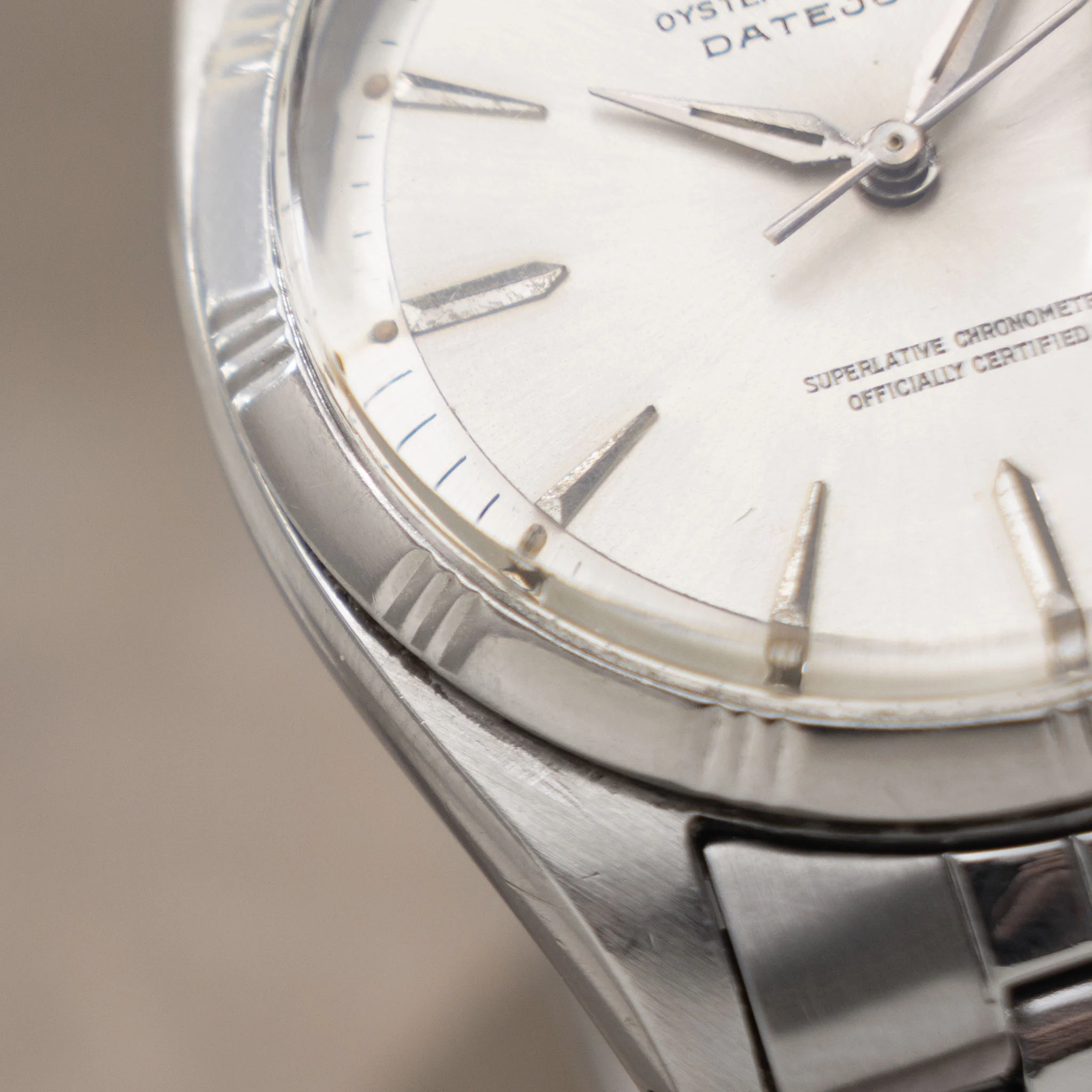 Rolex Datejust Bamboo Bezel Silver Swiss Only Dial Double Papers Ref 1603 - Image 7