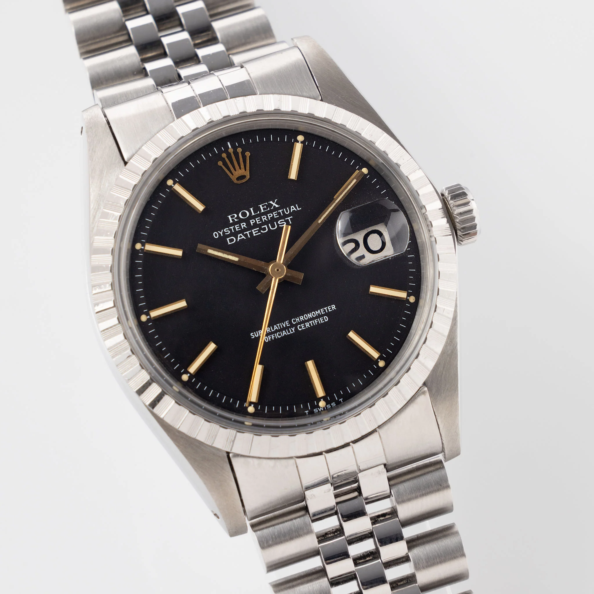 Rolex Datejust Matte Black Dial Ref 1603 - Image 4