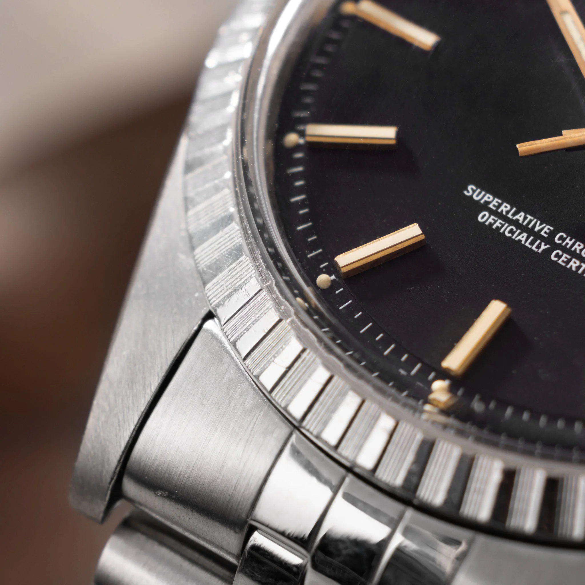 Rolex Datejust Matte Black Dial Ref 1603 - Image 5