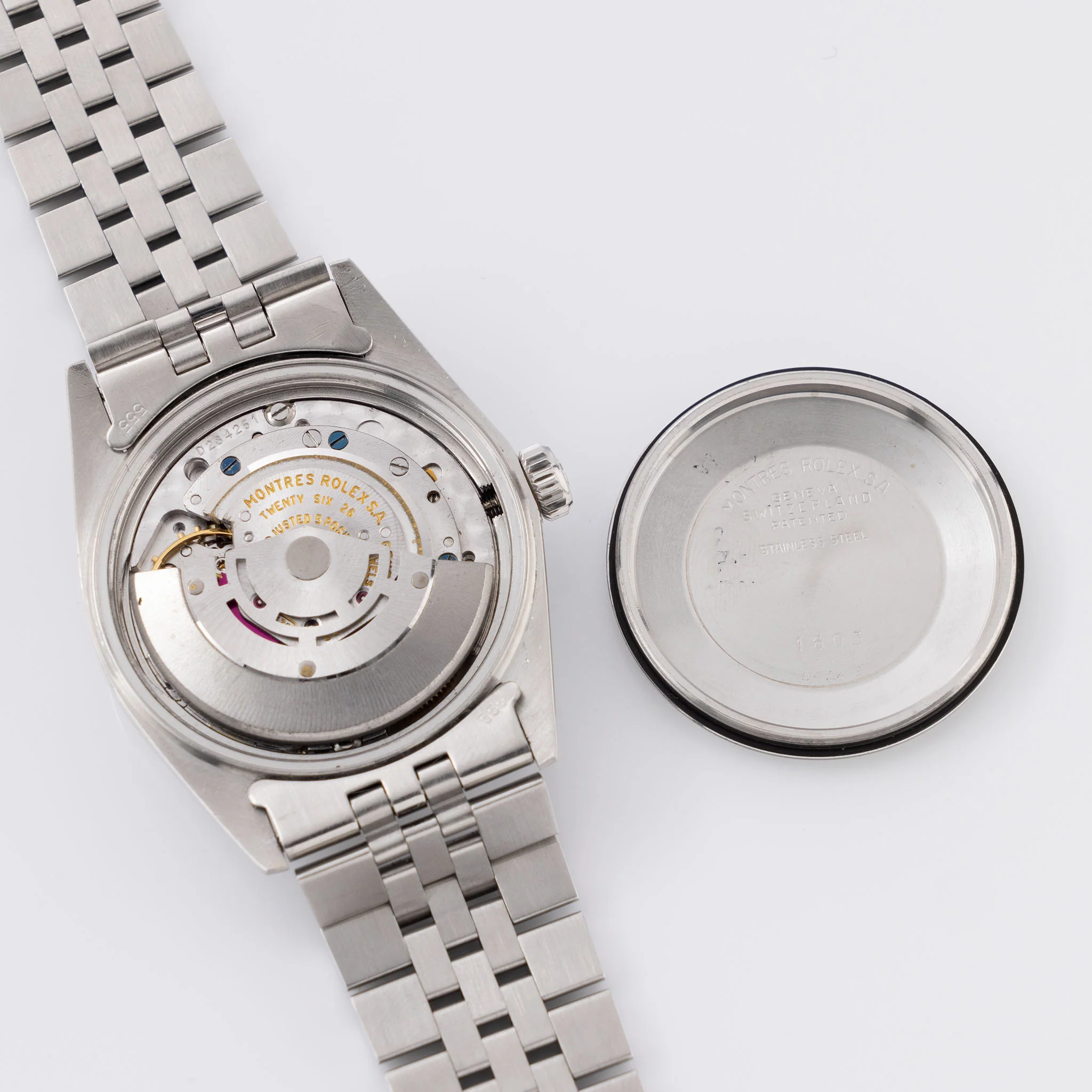 Rolex Datejust Matte Black Dial Ref 1603 - Image 8