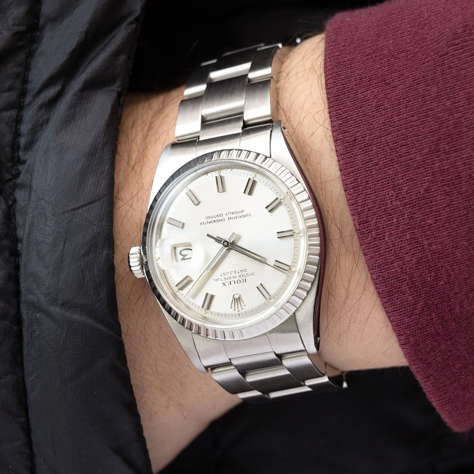 Rolex Datejust 1603 Wide Boy Sigma Dial - Image 3