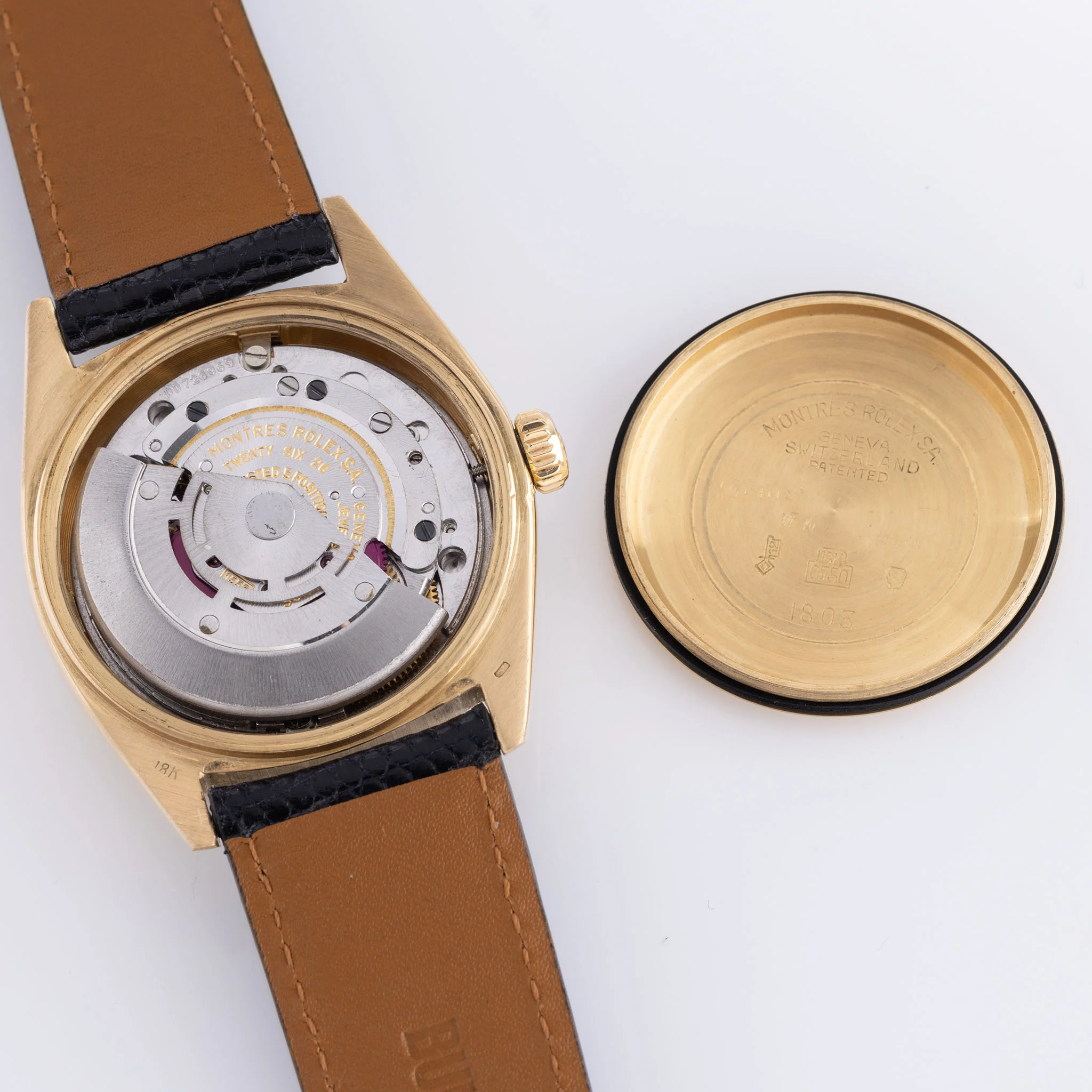 Rolex Day-date Yellow Gold Matte Champagne Dial ref 1803 - Image 10